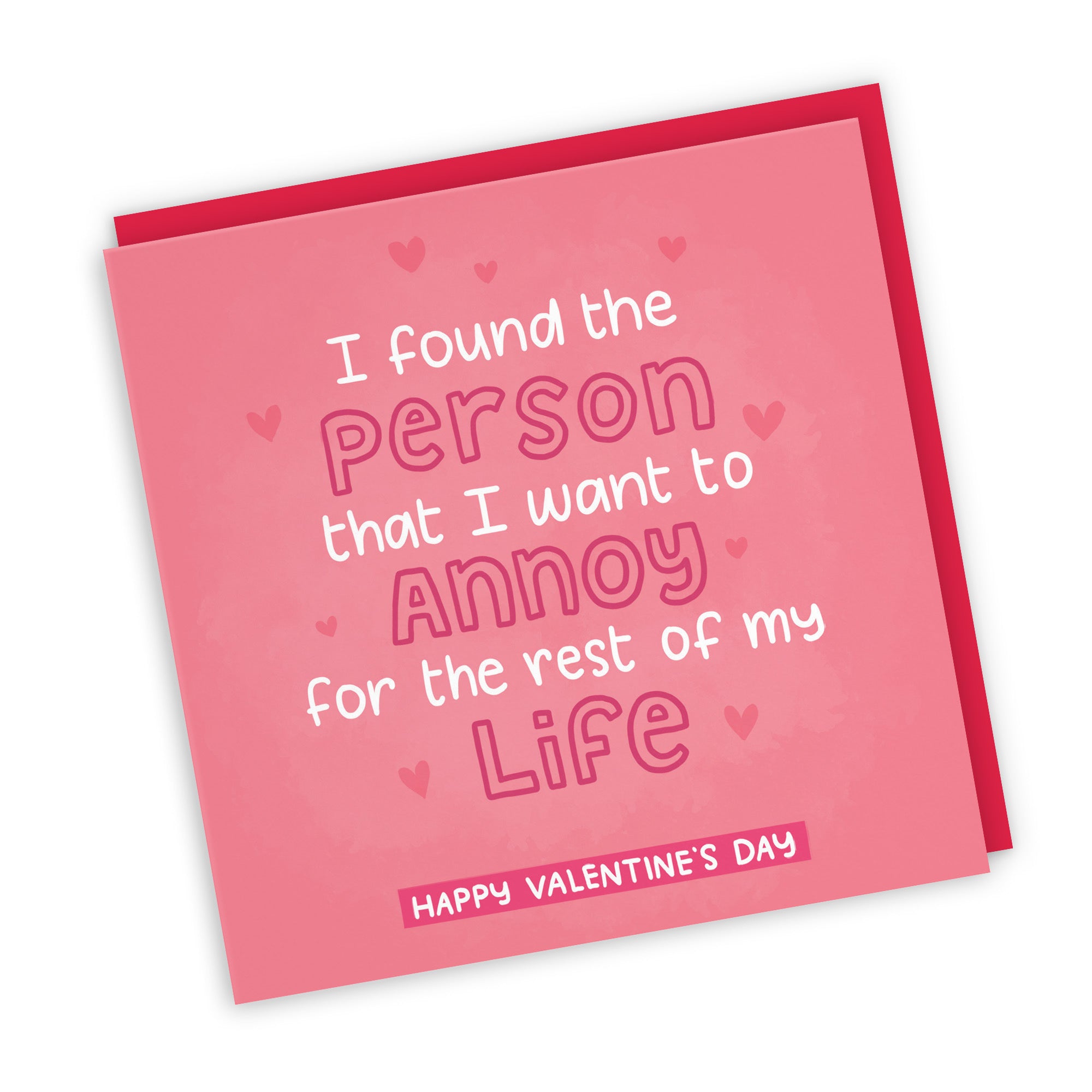 Funny Valentine's Day Card I Found The Person Words - Default Title (TH03325)