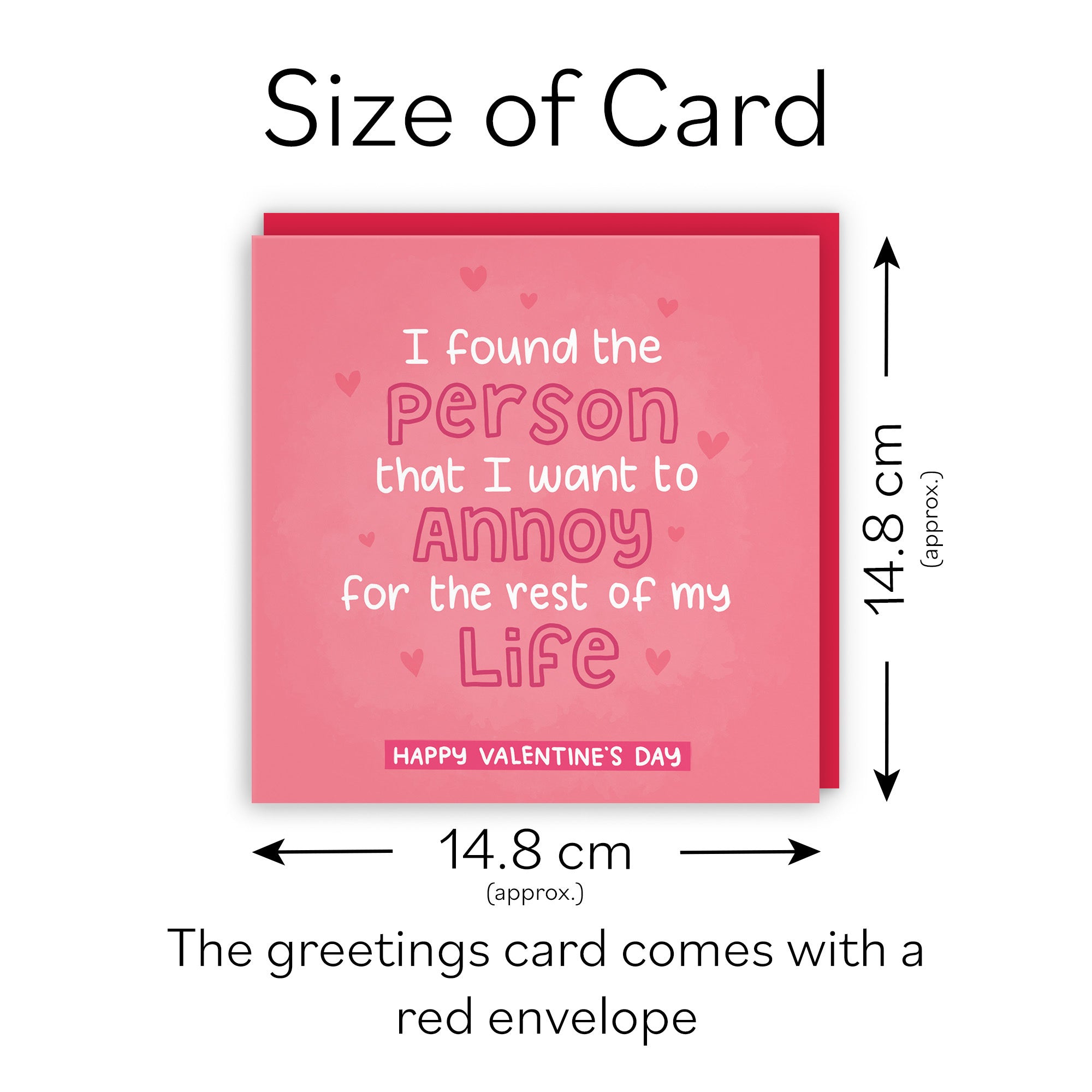 Funny Valentine's Day Card I Found The Person Words - Default Title (TH03325)