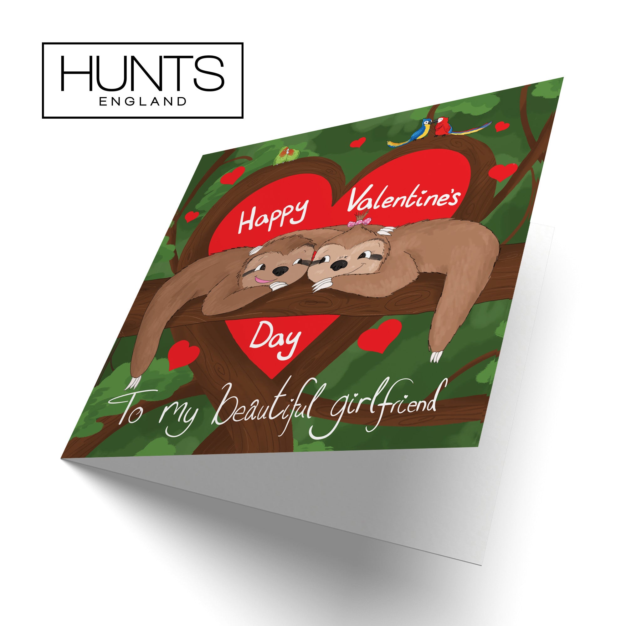 Girlfriend Valentine's Day Sloth Card Cute Animals - Default Title (TH03339)