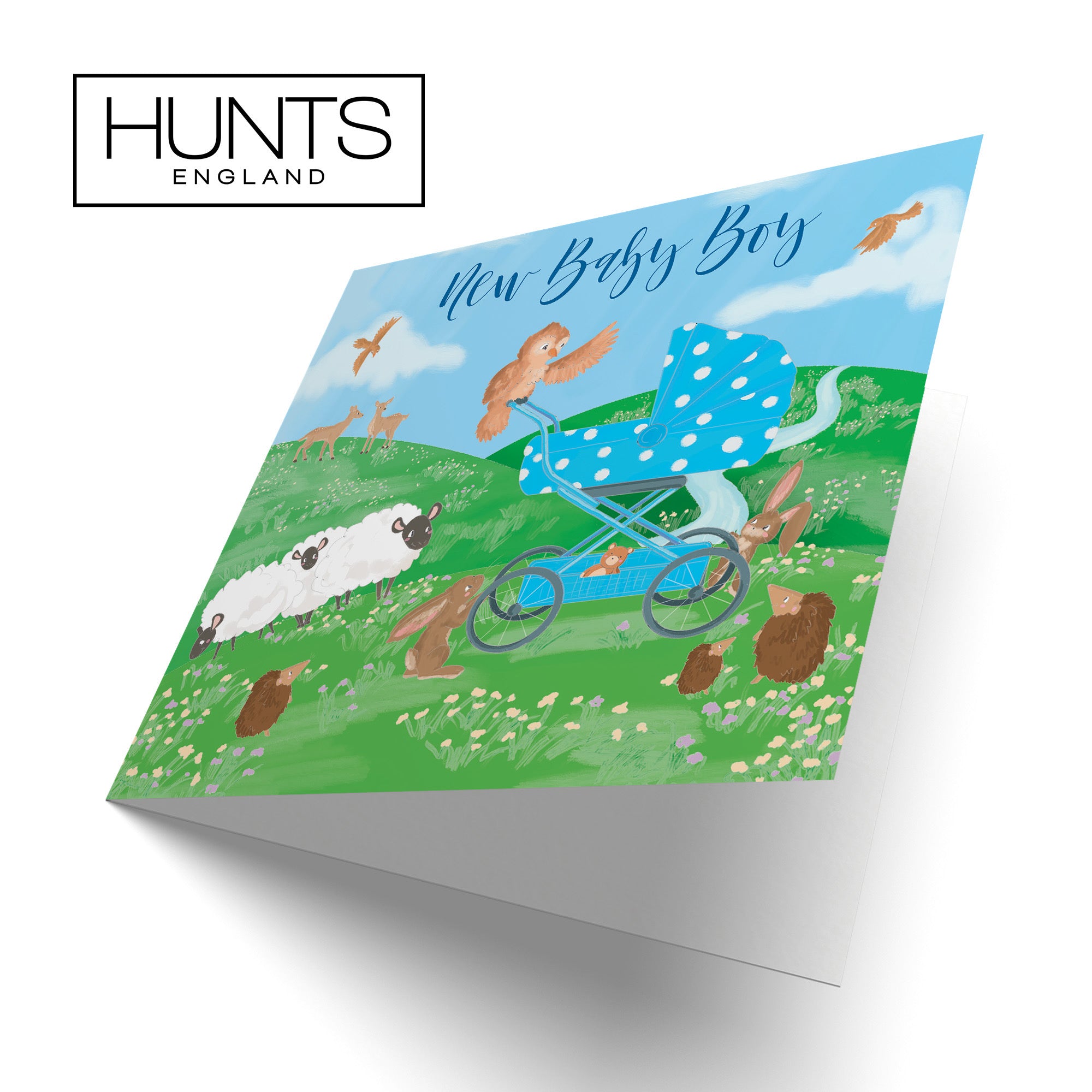 New Baby Boy Card Countryside - Default Title (TH03348)