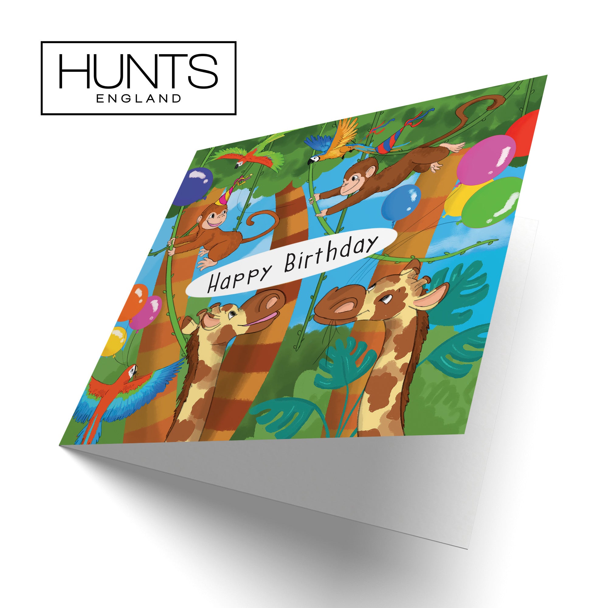 Monkey Birthday Card Jungle - Default Title (TH03399)