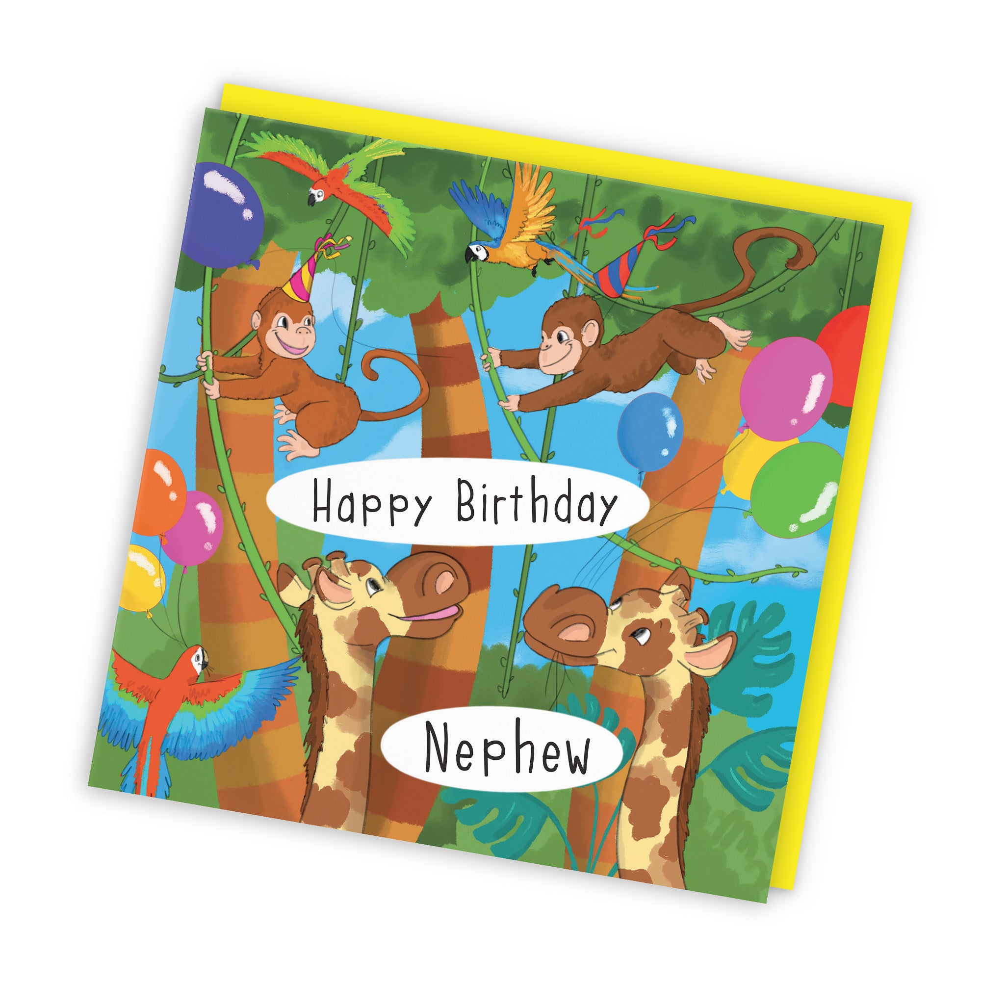 Nephew Monkey Birthday Card Jungle - Default Title (TH03406)