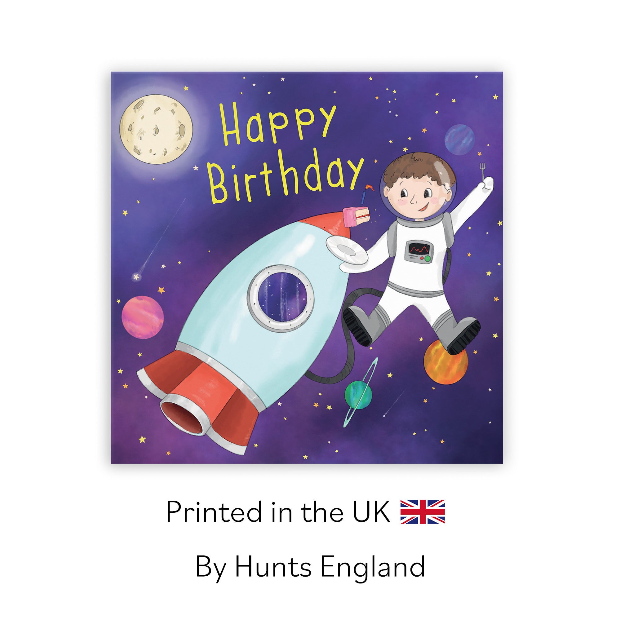Boys Space Rocket Children's Birthday Card Adventurers - Default Title (TH03451)