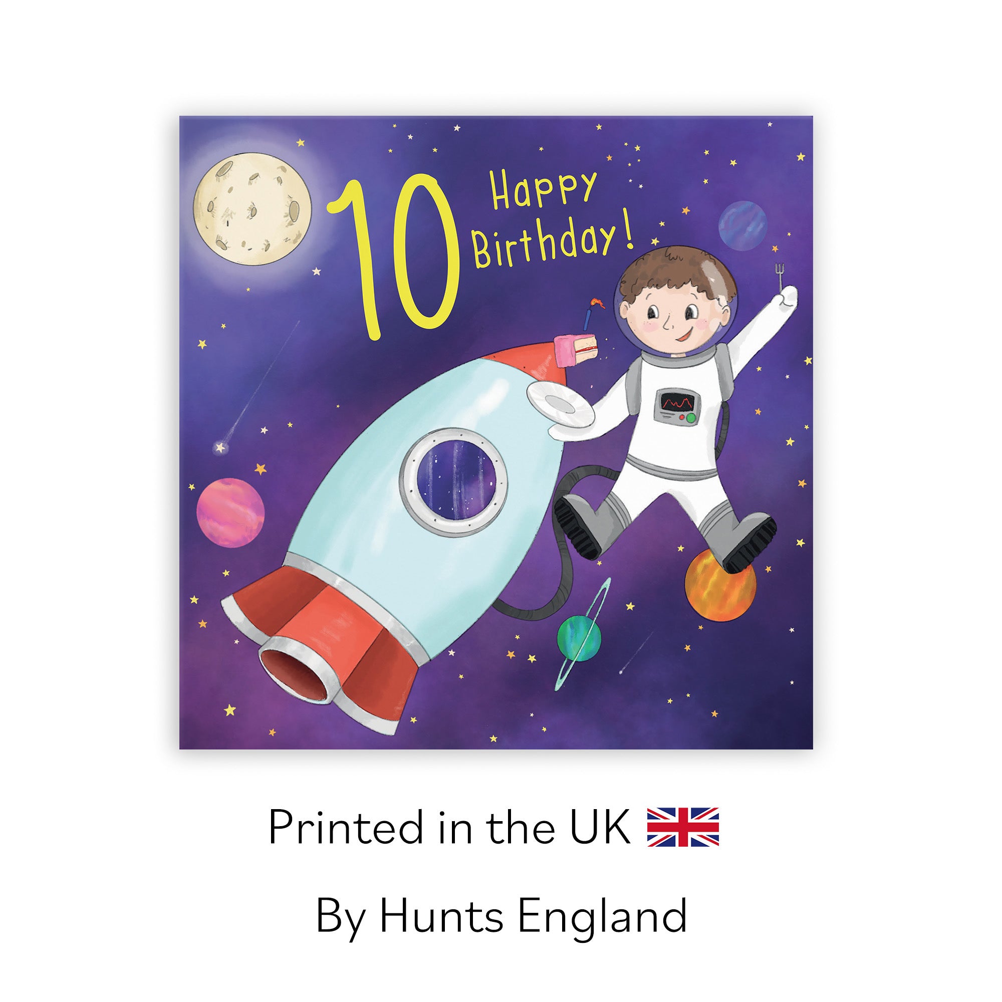 10th Boys Birthday Space Rocket Card Adventurers - Default Title (TH03453)
