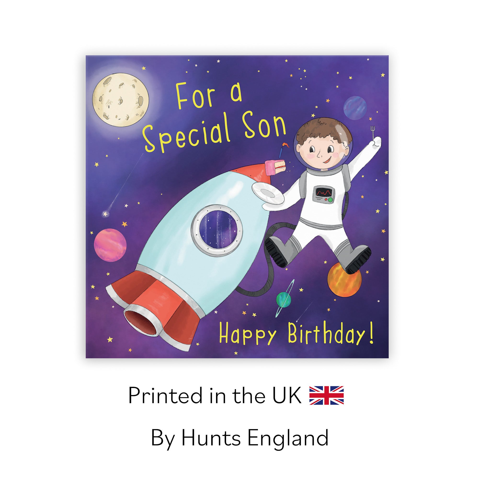 Son Children's Birthday Space Rocket Card Adventurers - Default Title (TH03454)