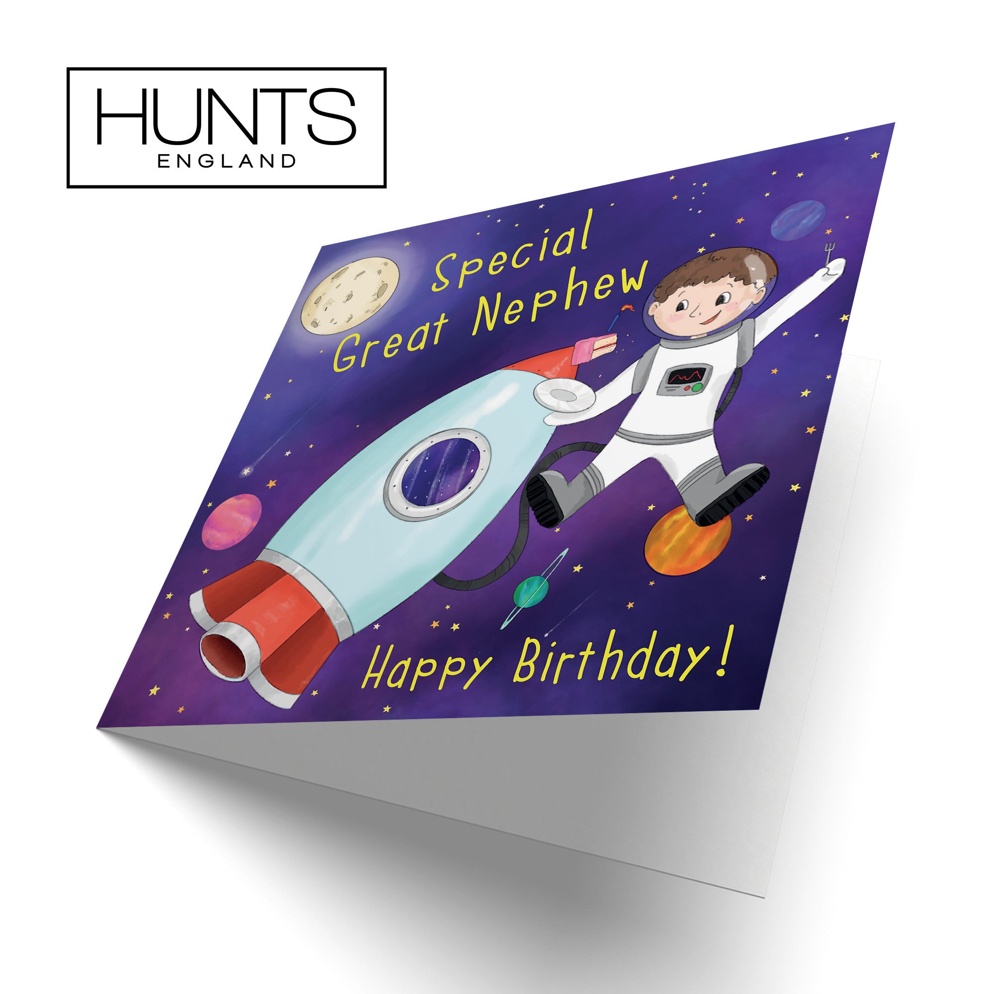 Great Nephew Children's Birthday Space Rocket Card Adventurers - Default Title (TH03456)