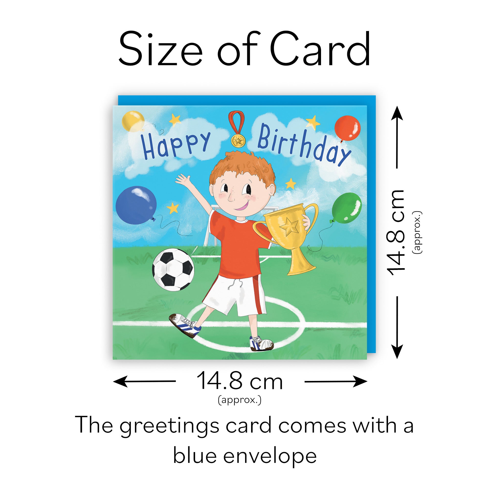 Football Boys Birthday Card Adventurers - Default Title (TH03457)