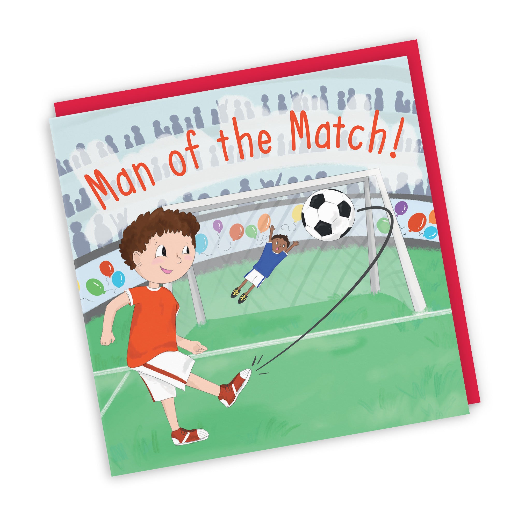 Man Of Match Boys Football Penalty Shoot-out Birthday Card Adventurers - Default Title (TH03463)