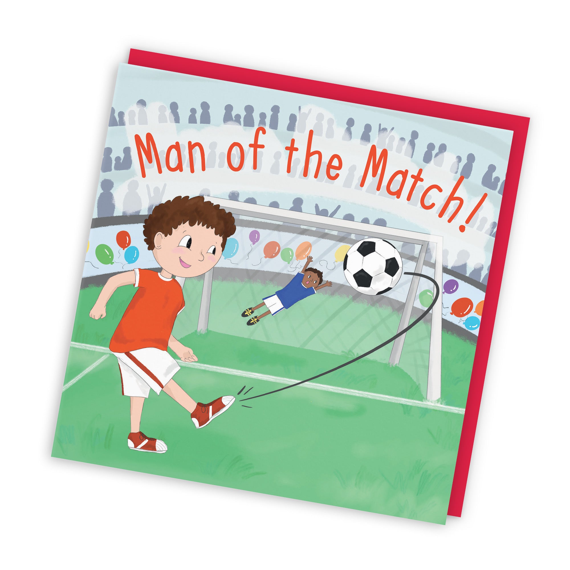 Man Of Match Boys Football Penalty Shoot-out Birthday Card Adventurers - Default Title (TH03463)