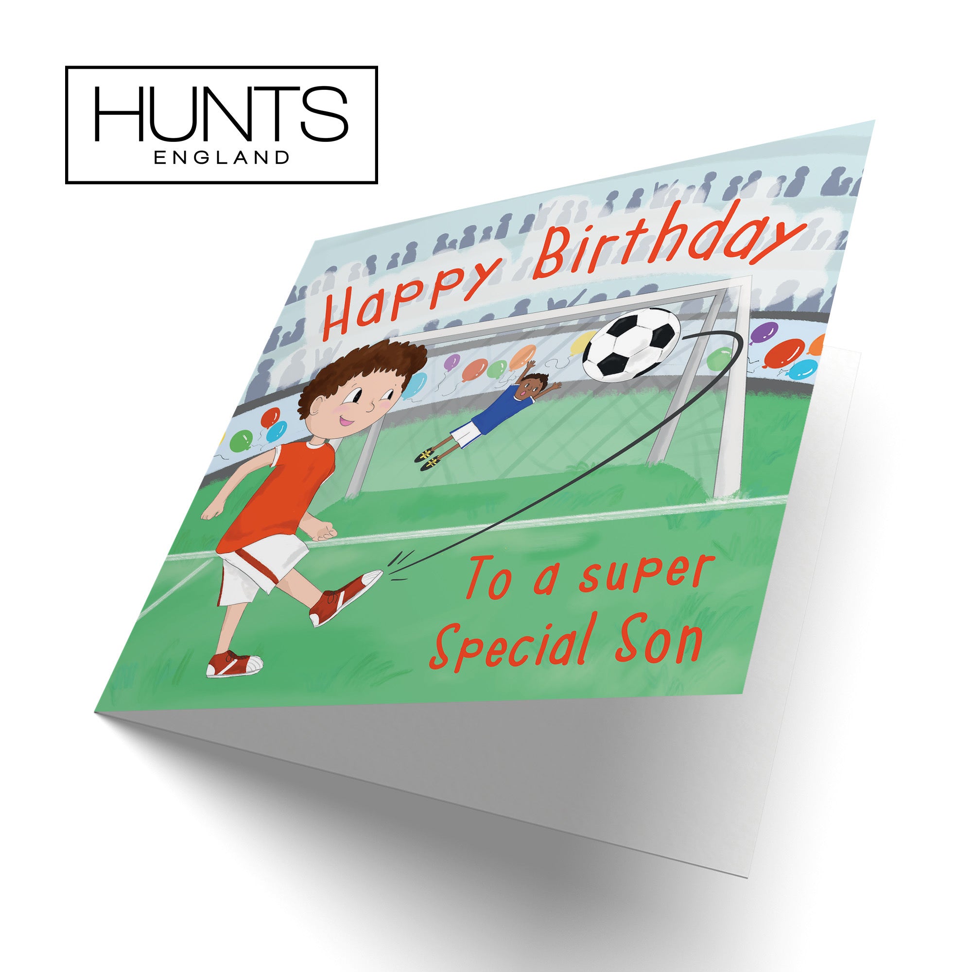Son Boys Football Penalty Shoot-out Birthday Card Adventurers - Default Title (TH03469)