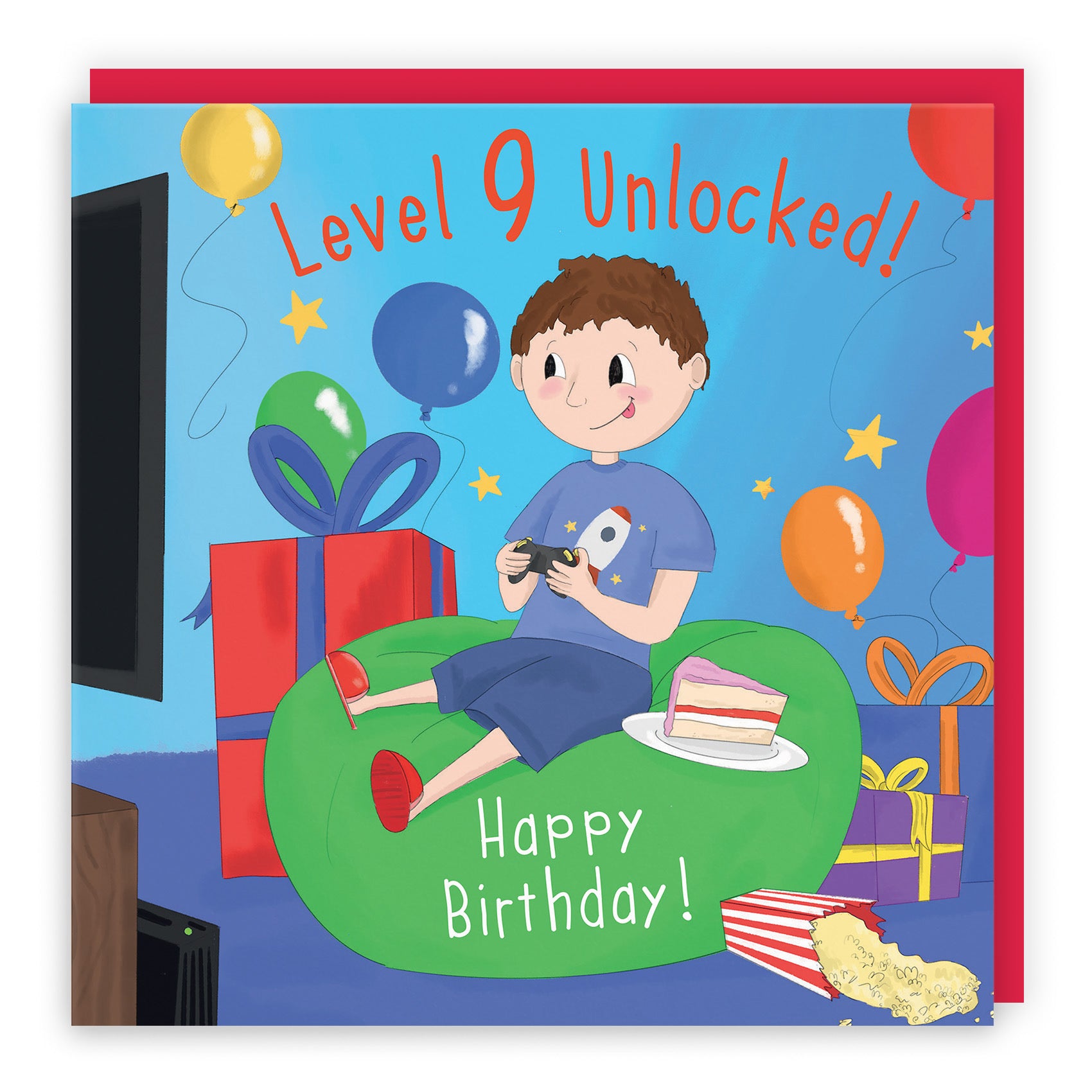 9th Boys Birthday Gaming Card Adventurers - Default Title (TH03473)