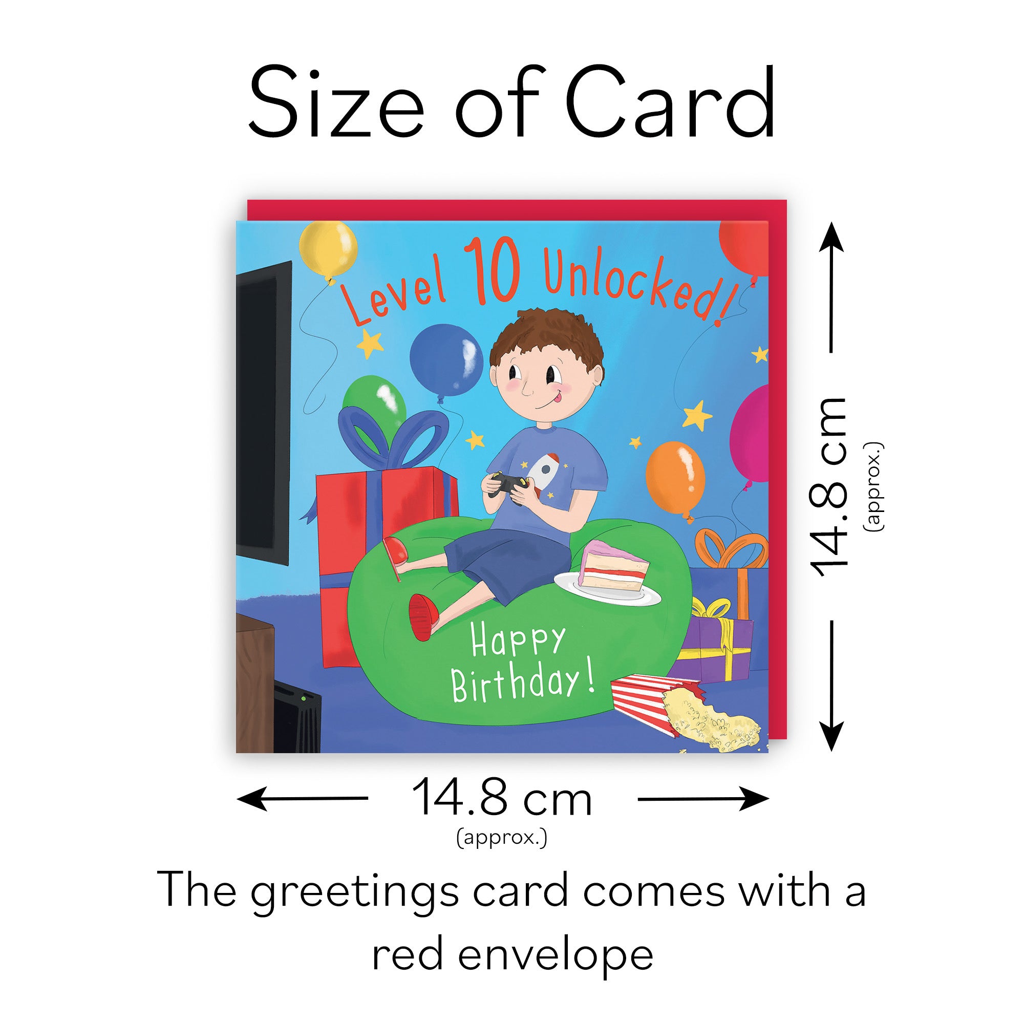 10th Boys Birthday Gaming Card Adventurers - Default Title (TH03474)