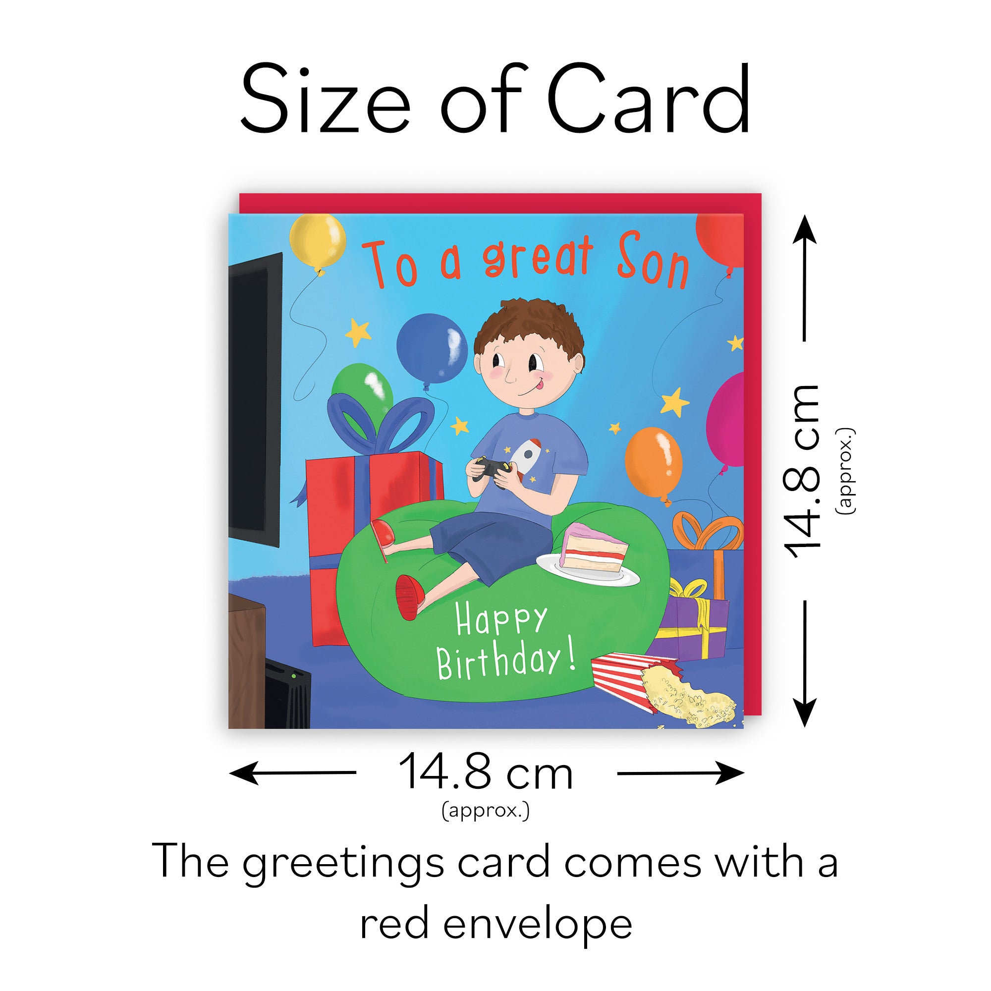 Son Birthday Gaming Card Adventurers - Default Title (TH03477)