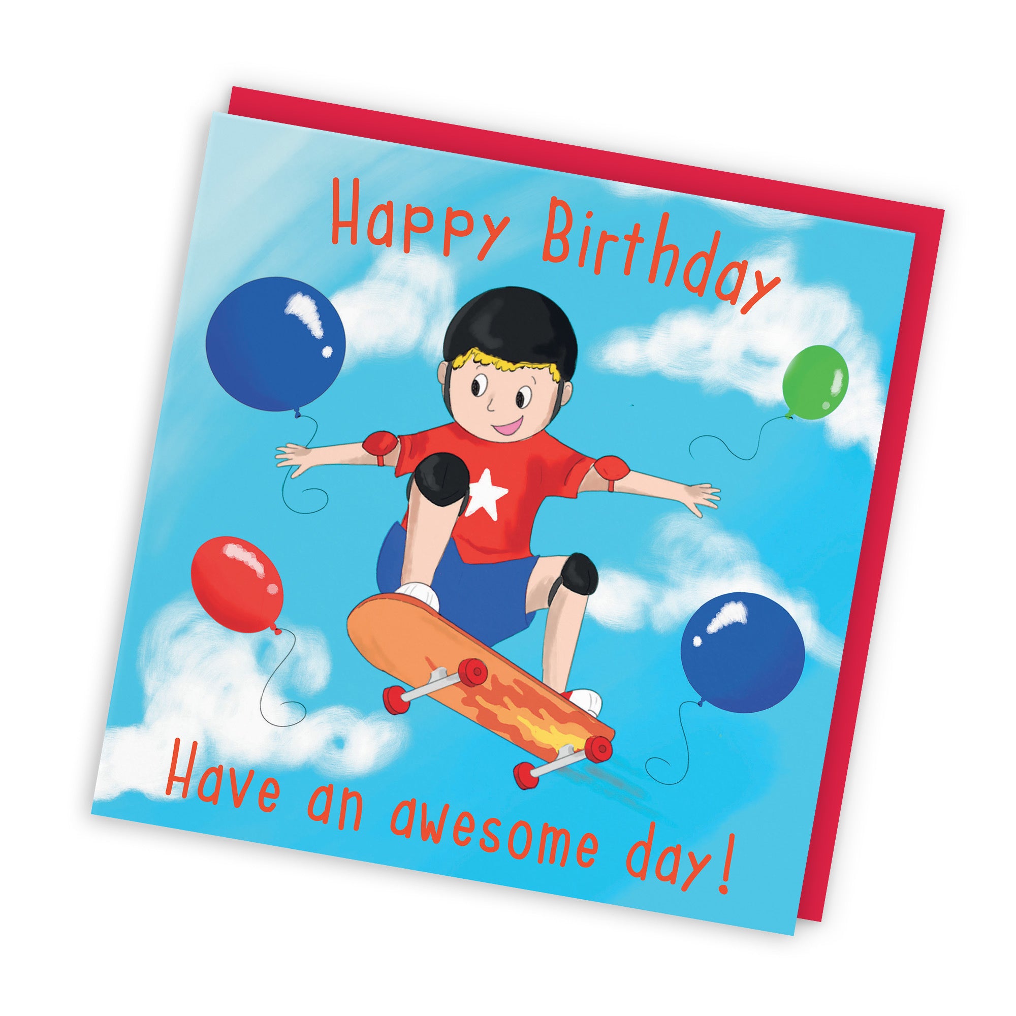 Tricks Skateboard Boys Birthday Card Adventurers - Default Title (TH03479)