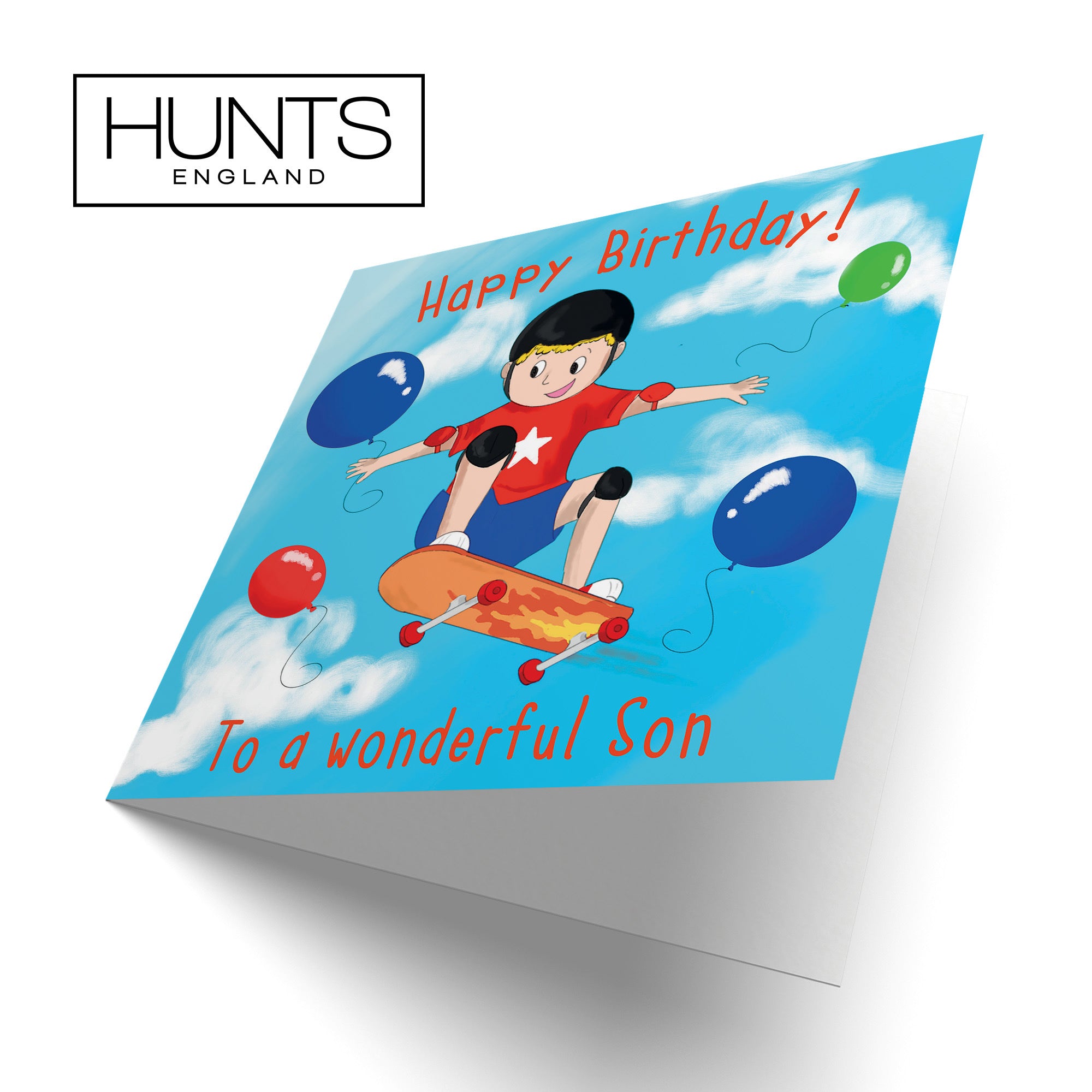 Son Boys Tricks Skateboard Birthday Card Adventurers - Default Title (TH03481)