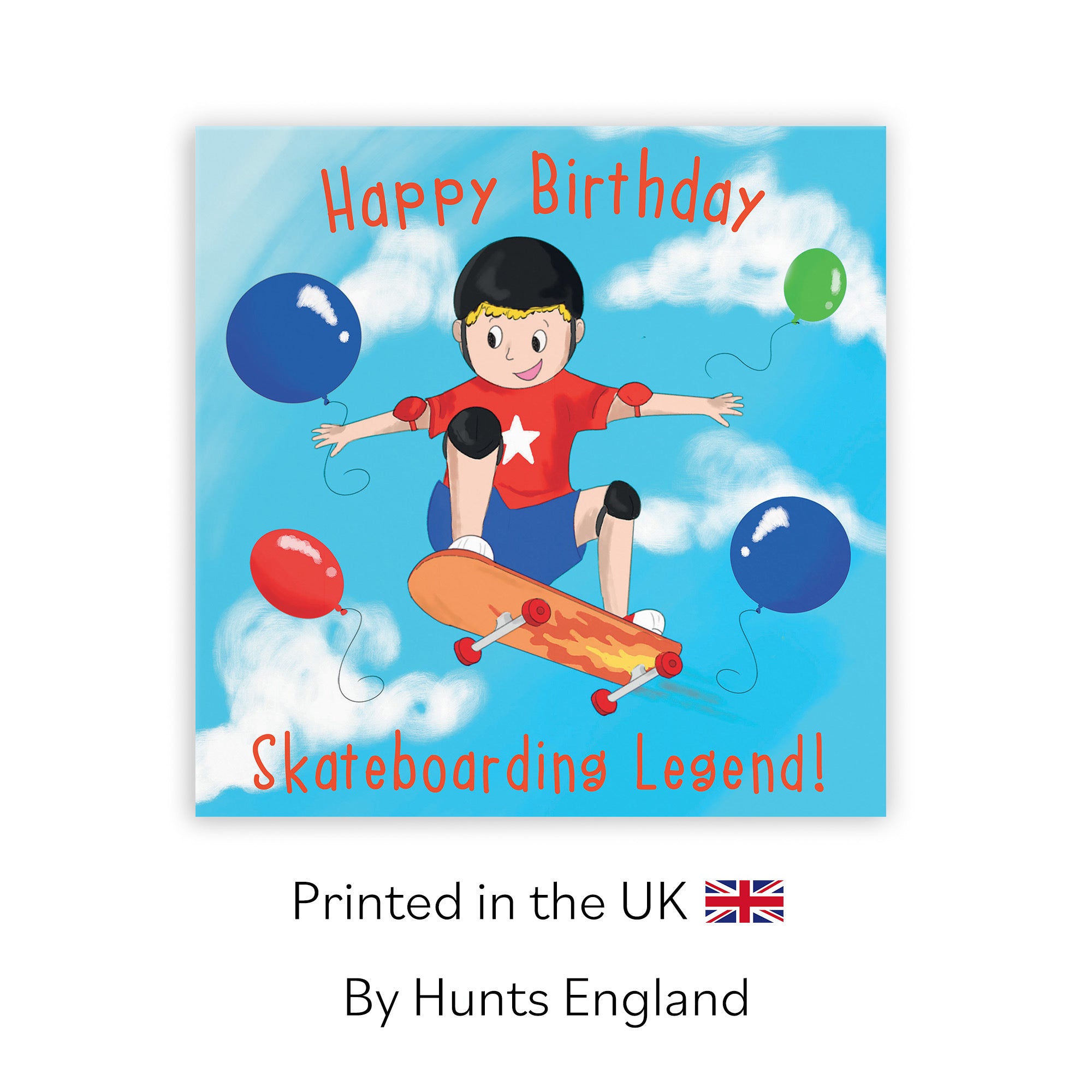 Boys Tricks Skateboard Birthday Card Adventurers - Default Title (TH03484)