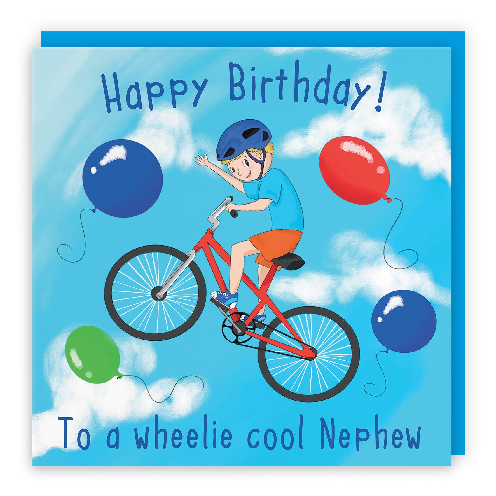 Nephew Boys BMX Bike Birthday Card Adventurers - Default Title (TH03491)