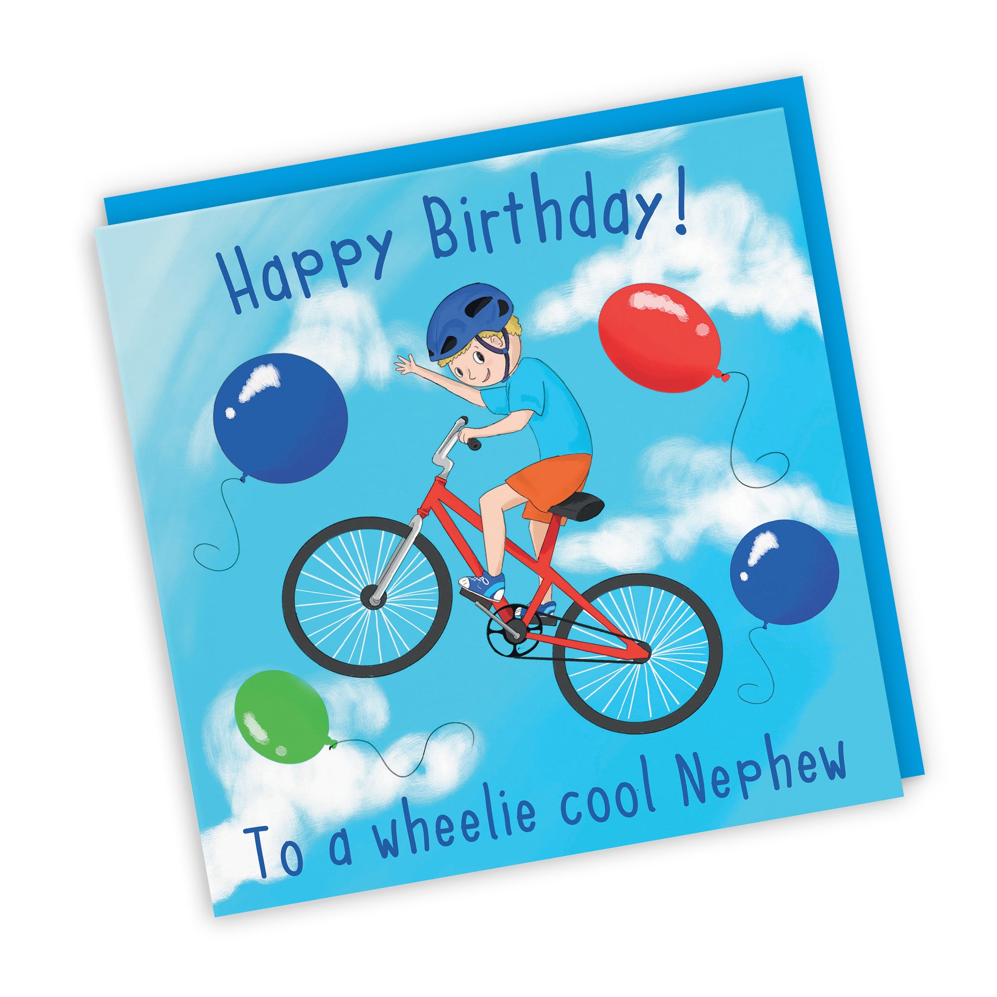 Nephew Boys BMX Bike Birthday Card Adventurers - Default Title (TH03491)