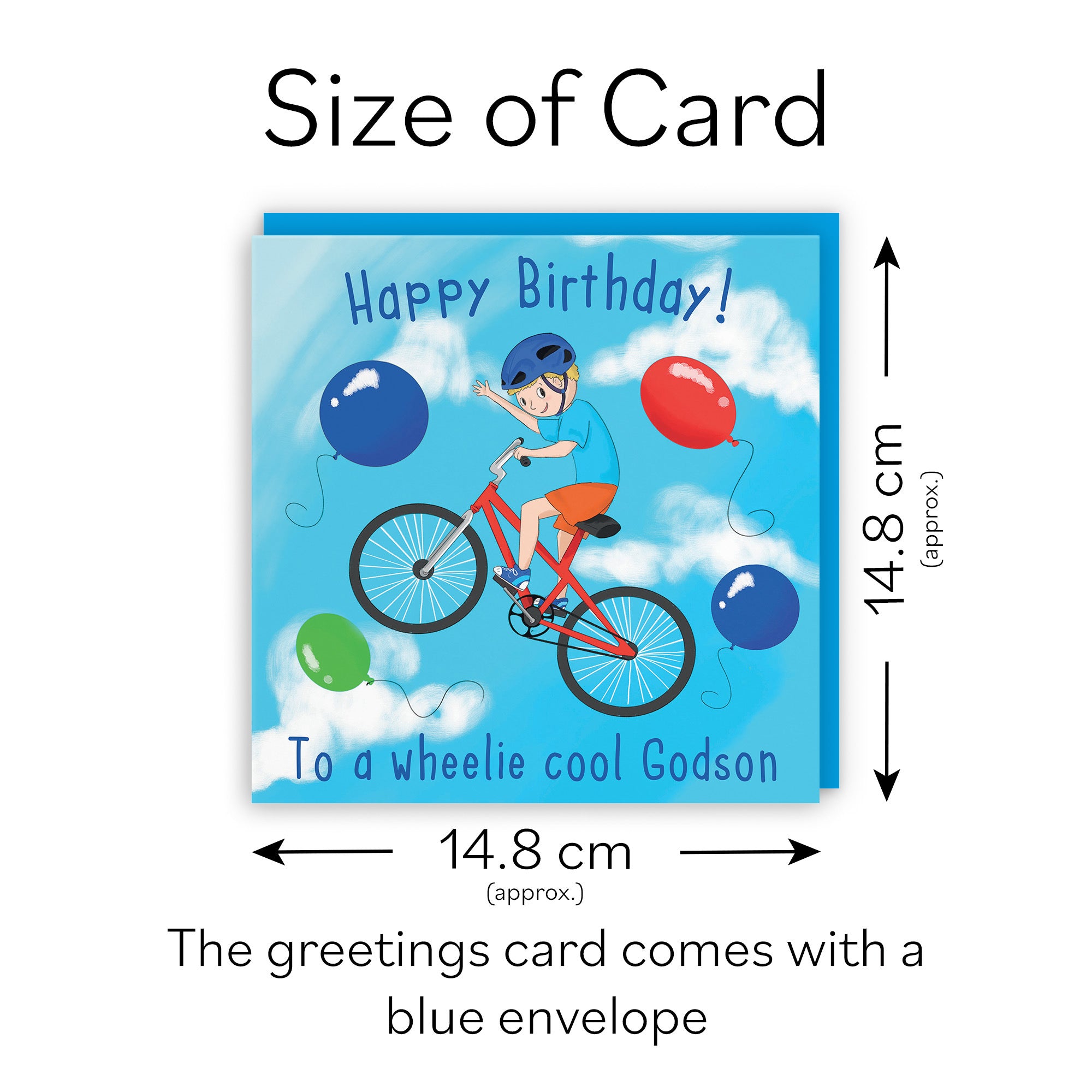 Godson Boys BMX Bike Birthday Card Adventurers - Default Title (TH03492)