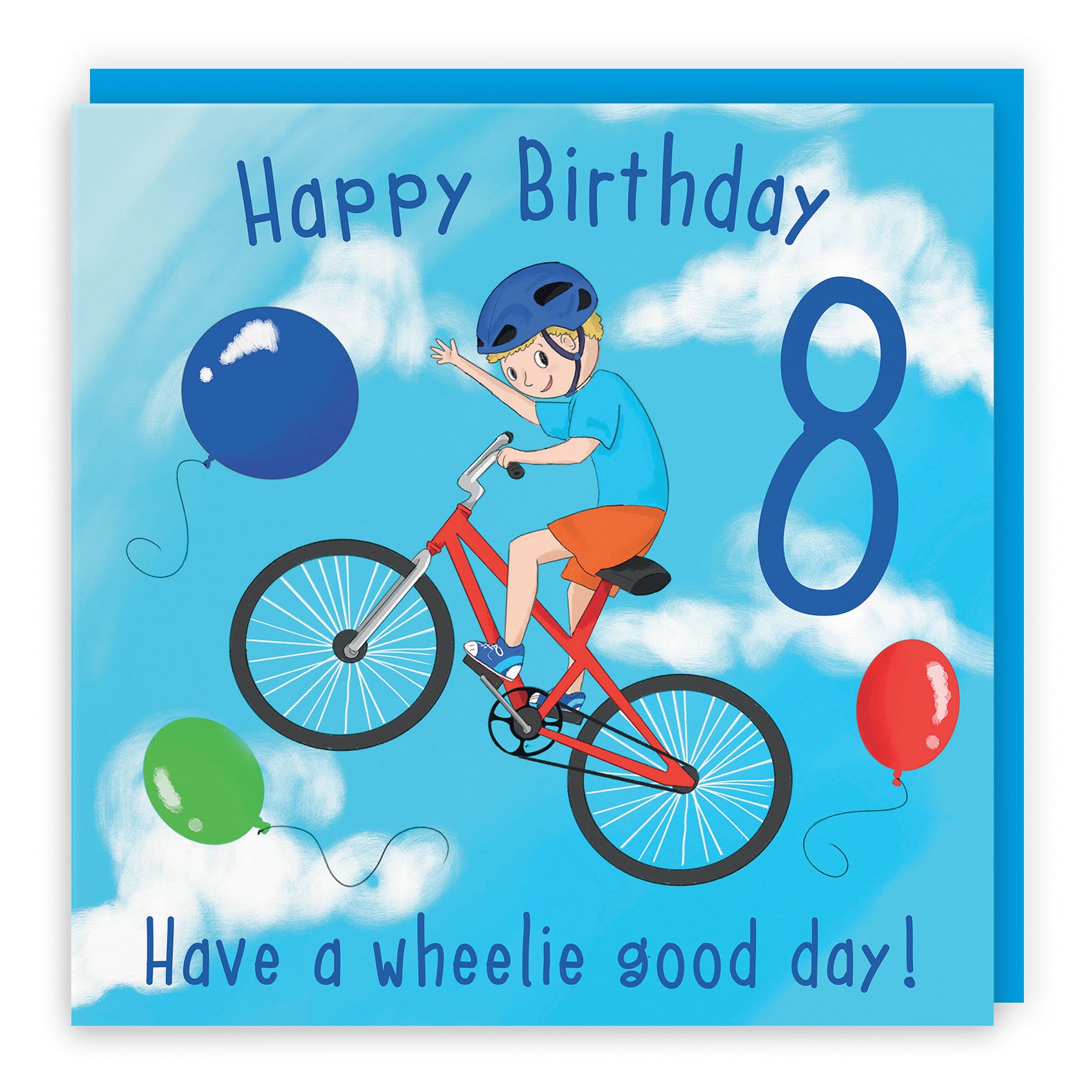 8th Birthday Boys BMX Bike Card Adventurers - Default Title (TH03493)