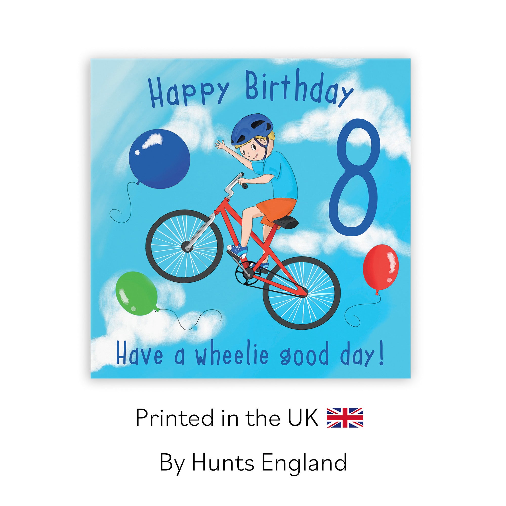 8th Birthday Boys BMX Bike Card Adventurers - Default Title (TH03493)