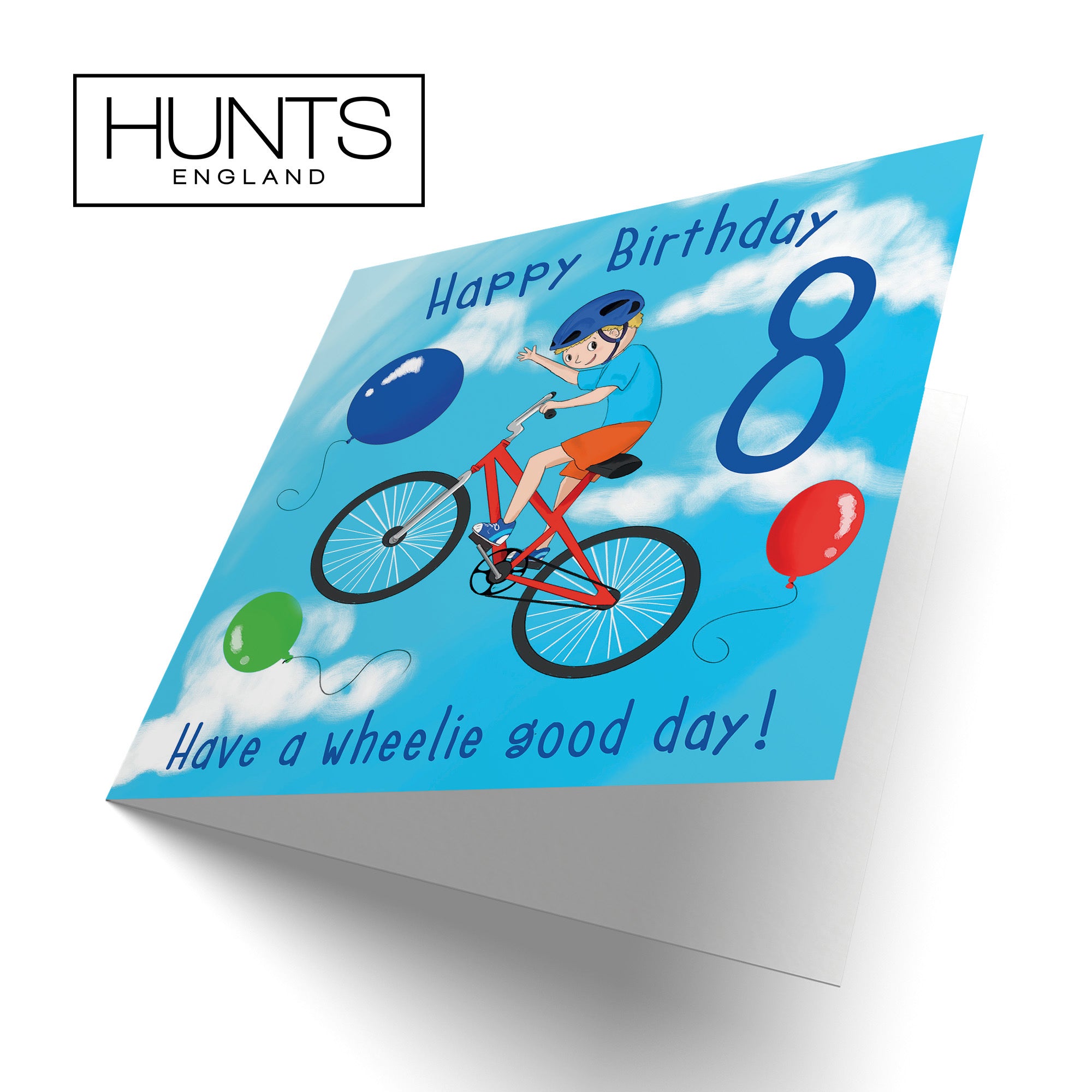 8th Birthday Boys BMX Bike Card Adventurers - Default Title (TH03493)