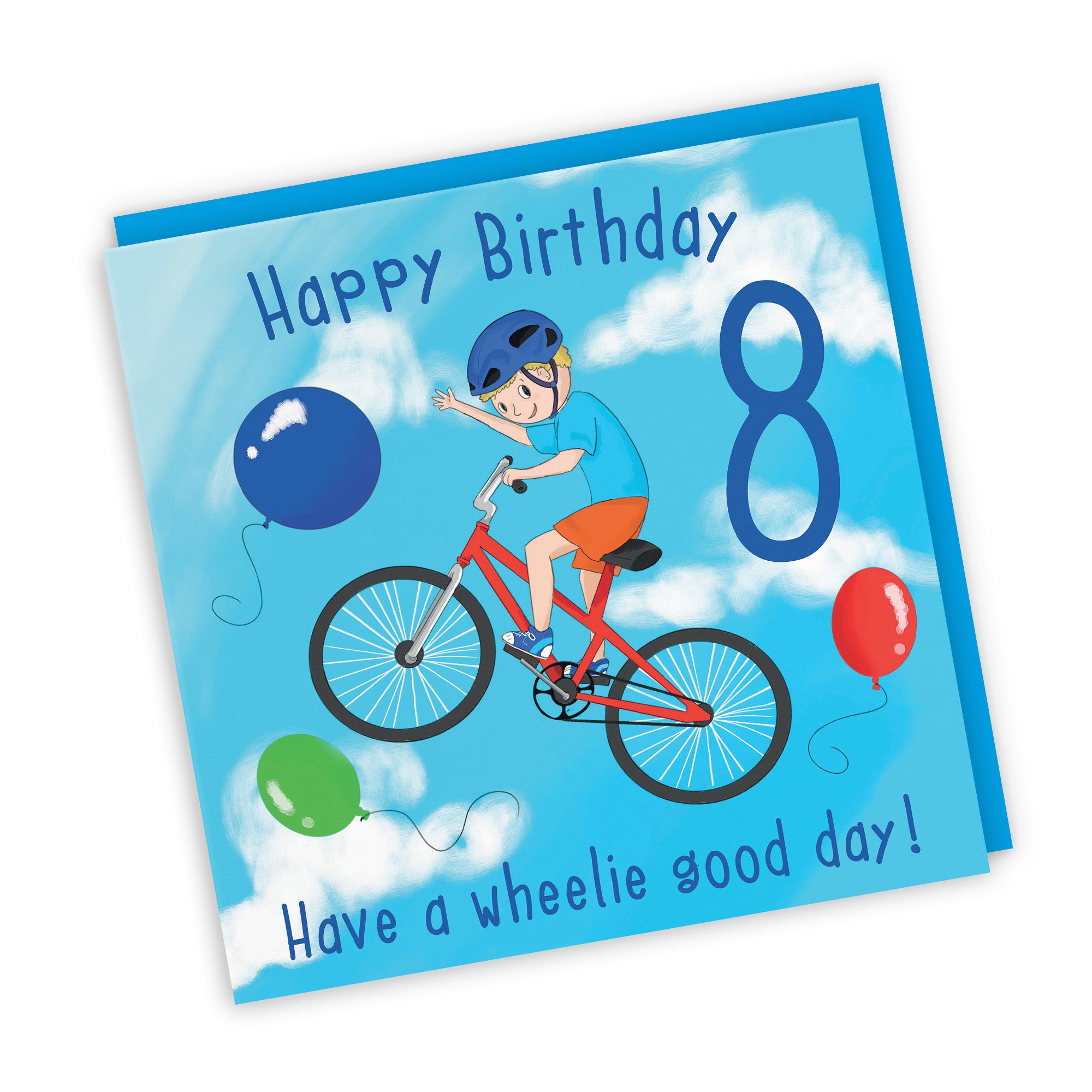 8th Birthday Boys BMX Bike Card Adventurers - Default Title (TH03493)