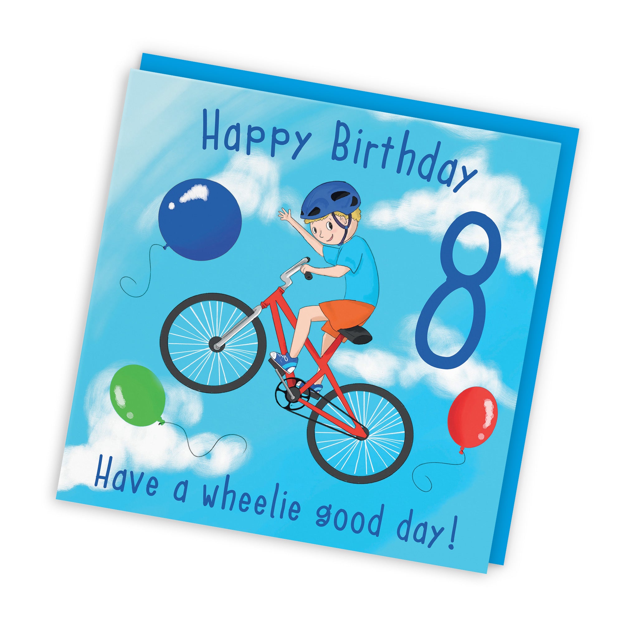8th Birthday Boys BMX Bike Card Adventurers - Default Title (TH03493)