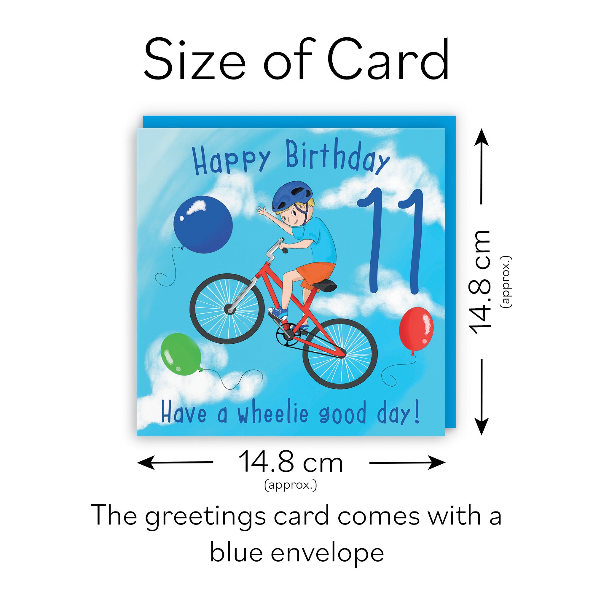 11th Birthday Boys BMX Bike Card Adventurers - Default Title (TH03494)