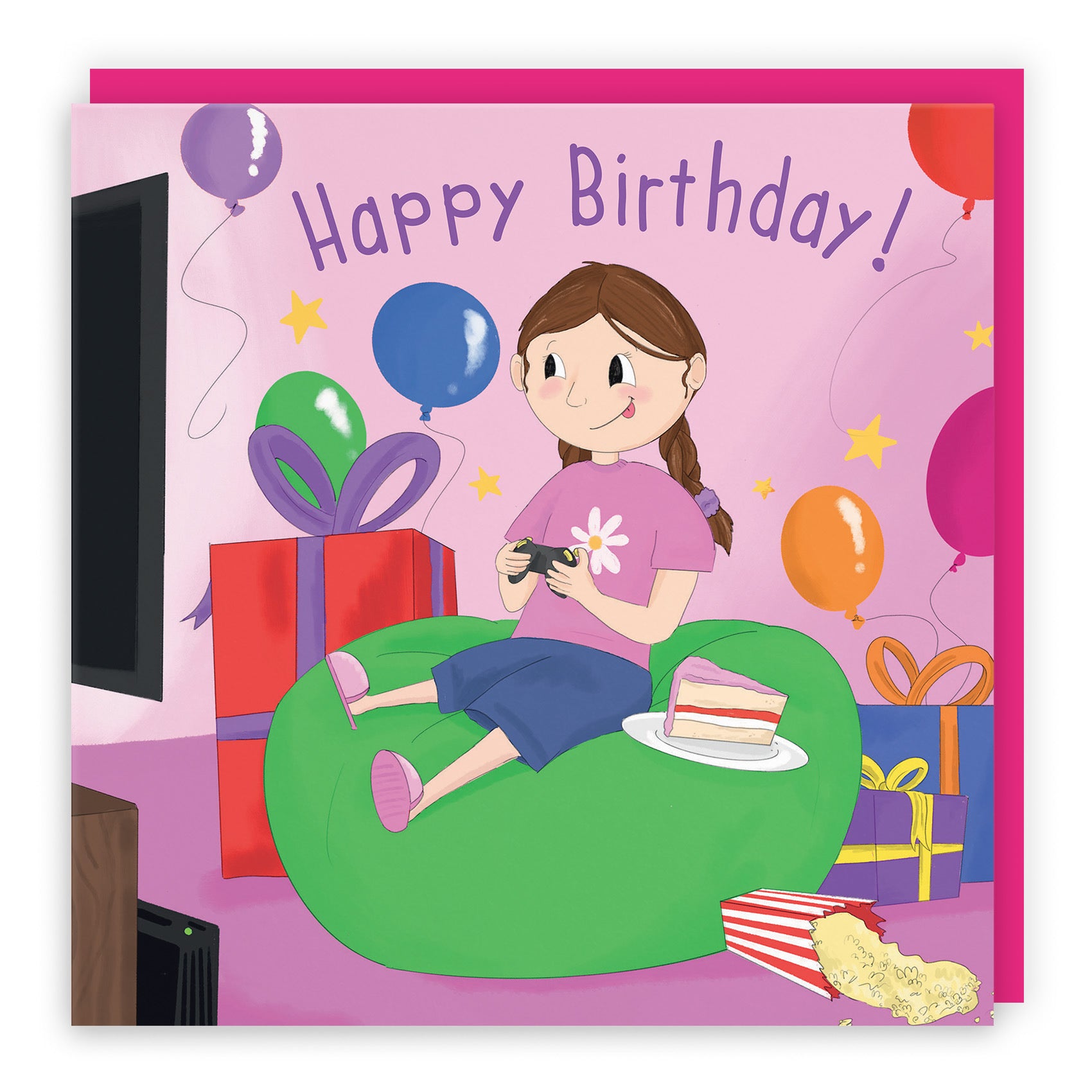 Gaming Girls Birthday Card Adventurers - Default Title (TH03496)