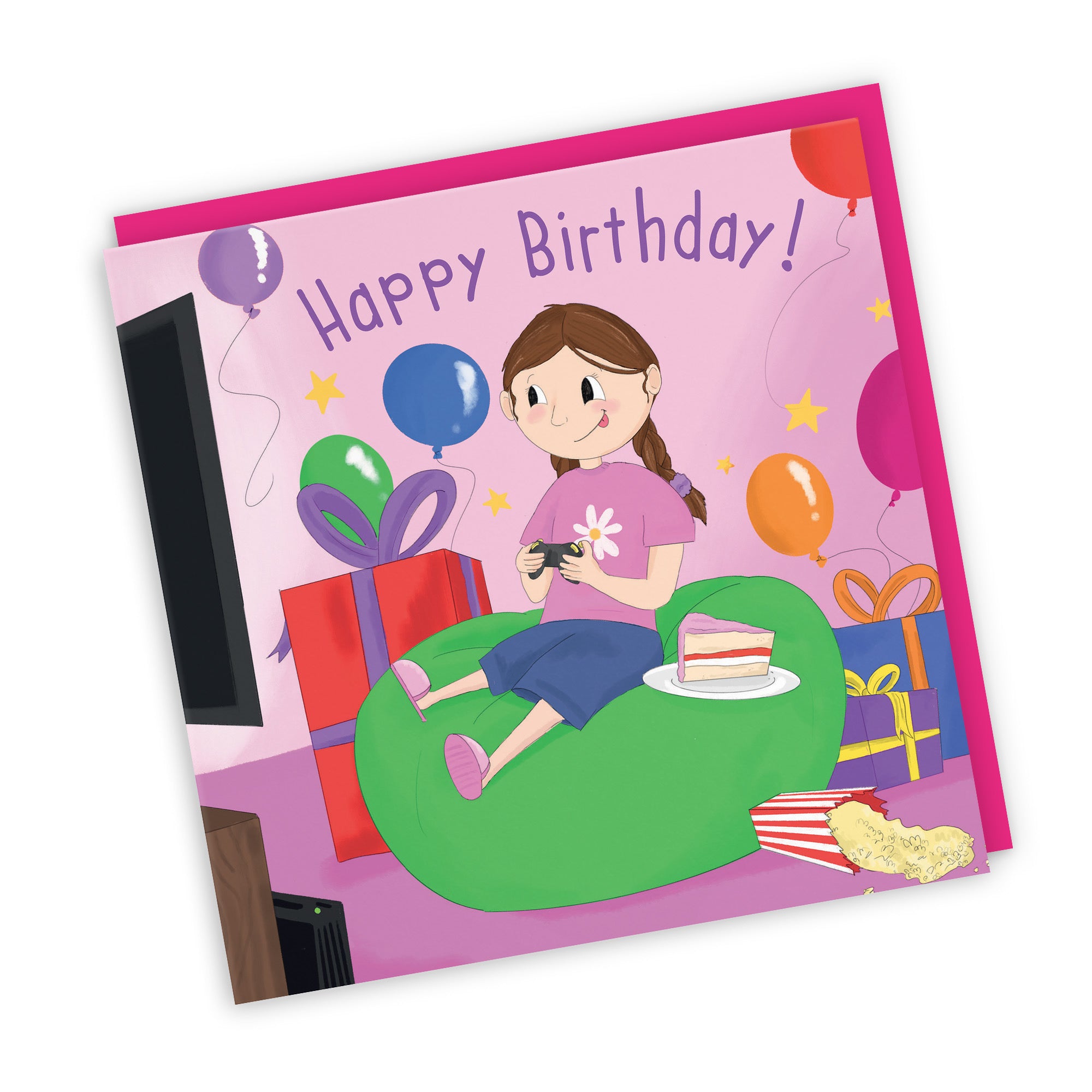 Gaming Girls Birthday Card Adventurers - Default Title (TH03496)