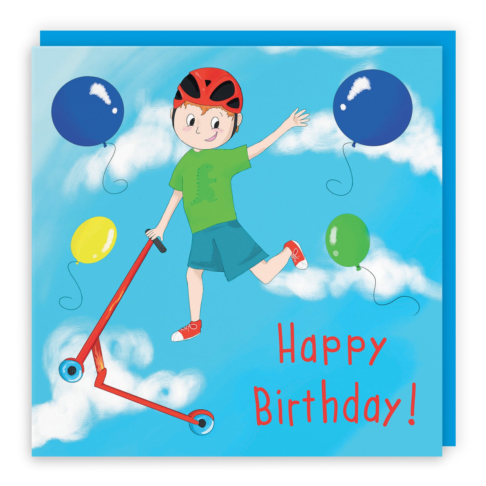 Tricks Scooter Boys Birthday Card Adventurers - Default Title (TH03499)