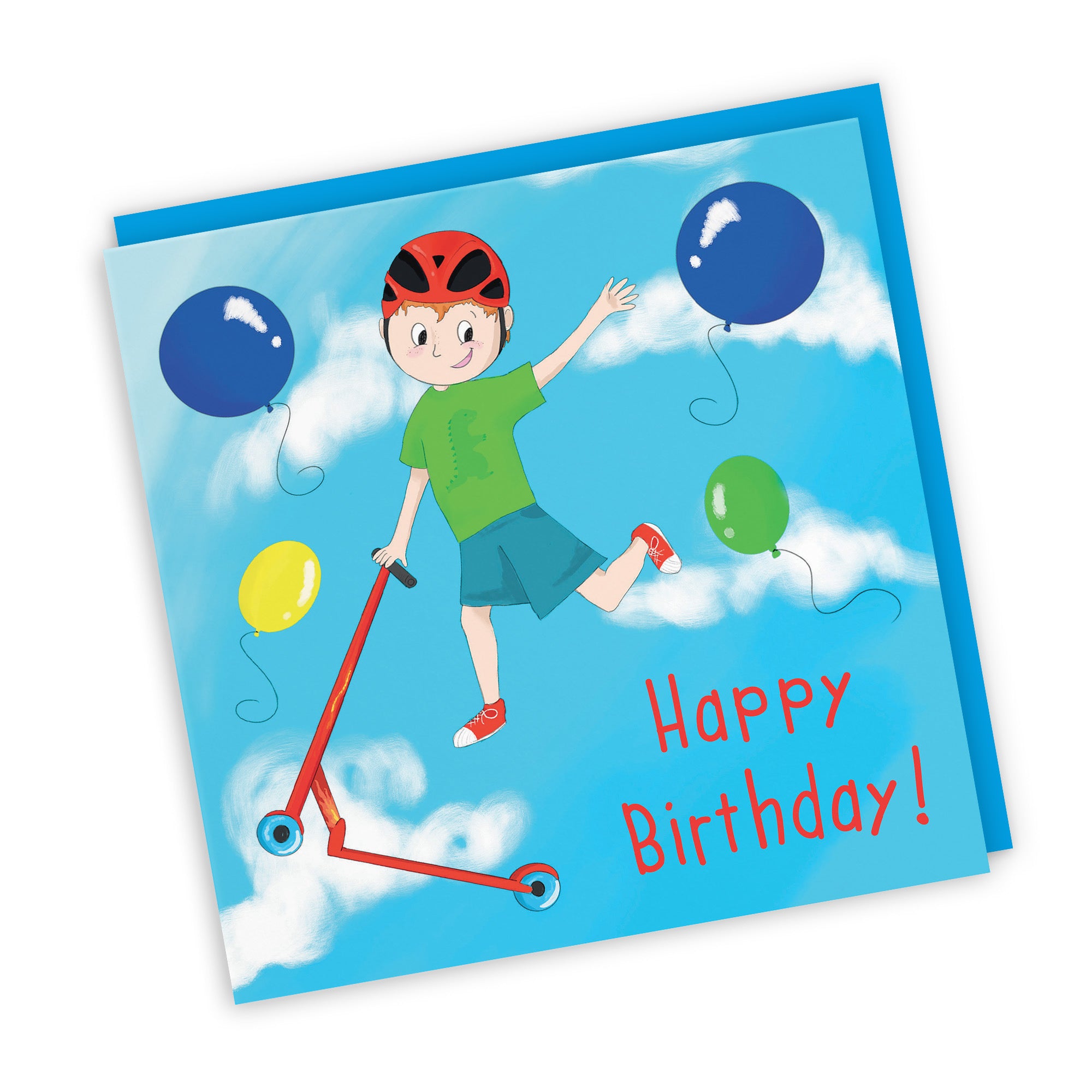 Tricks Scooter Boys Birthday Card Adventurers - Default Title (TH03499)