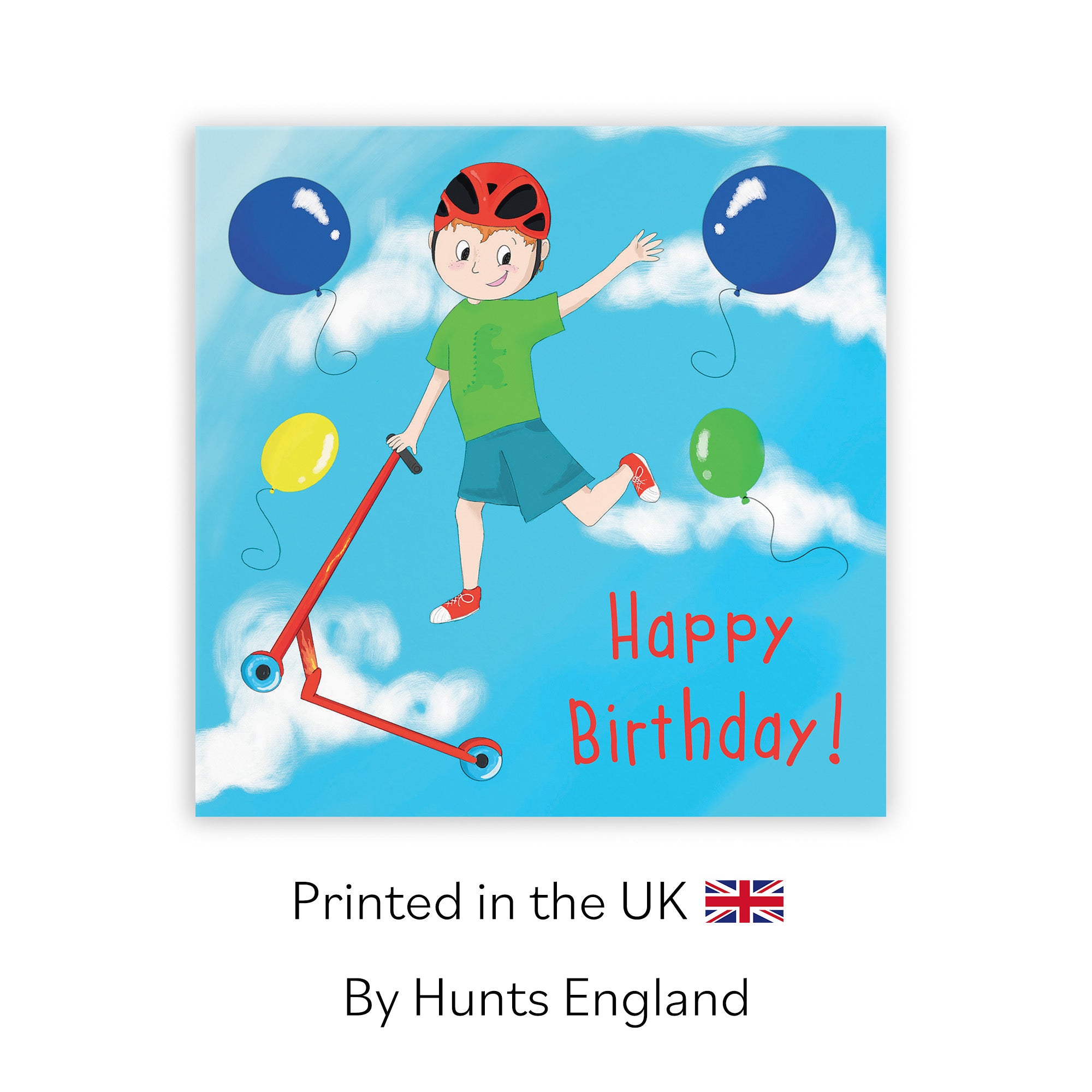 Tricks Scooter Boys Birthday Card Adventurers - Default Title (TH03499)