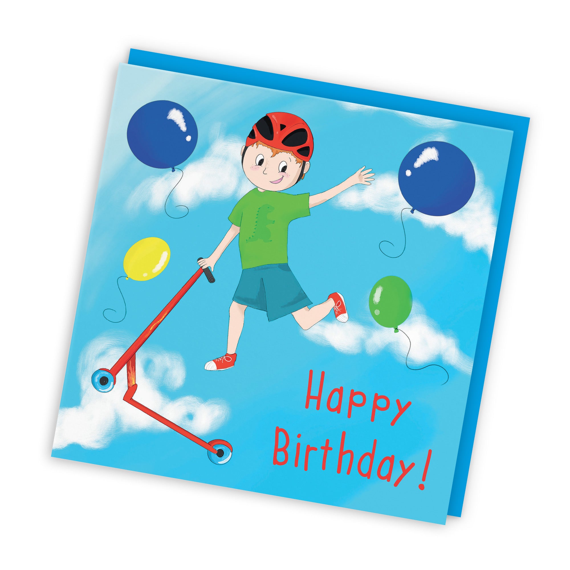 Tricks Scooter Boys Birthday Card Adventurers - Default Title (TH03499)