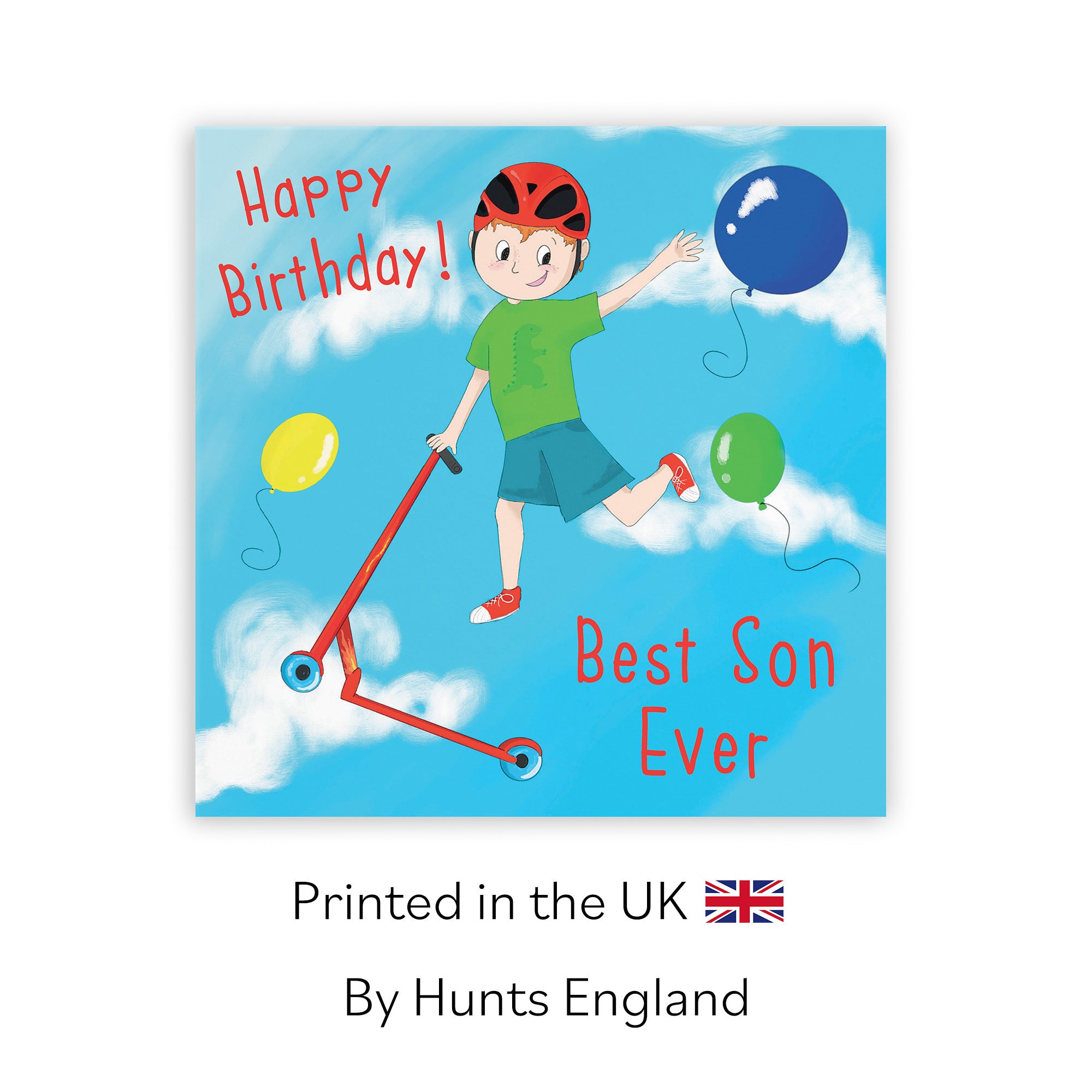 Son Boys Tricks Scooter Birthday Card Adventurers - Default Title (TH03504)