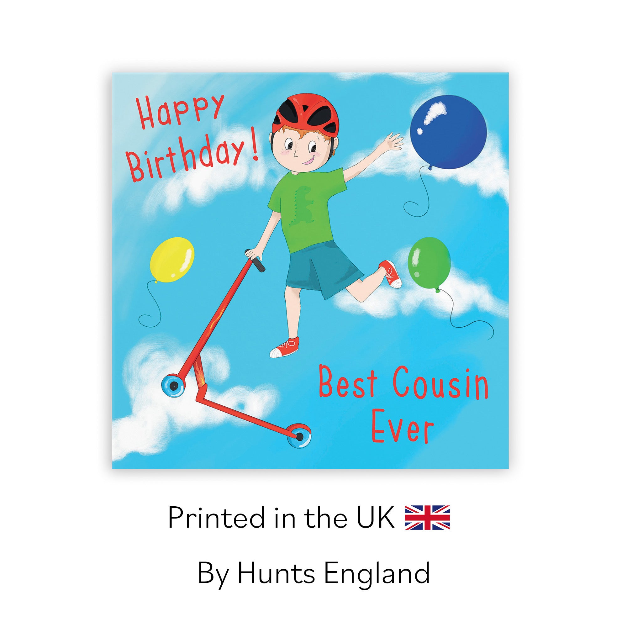 Cousin Boys Tricks Scooter Birthday Card Adventurers - Default Title (TH03506)