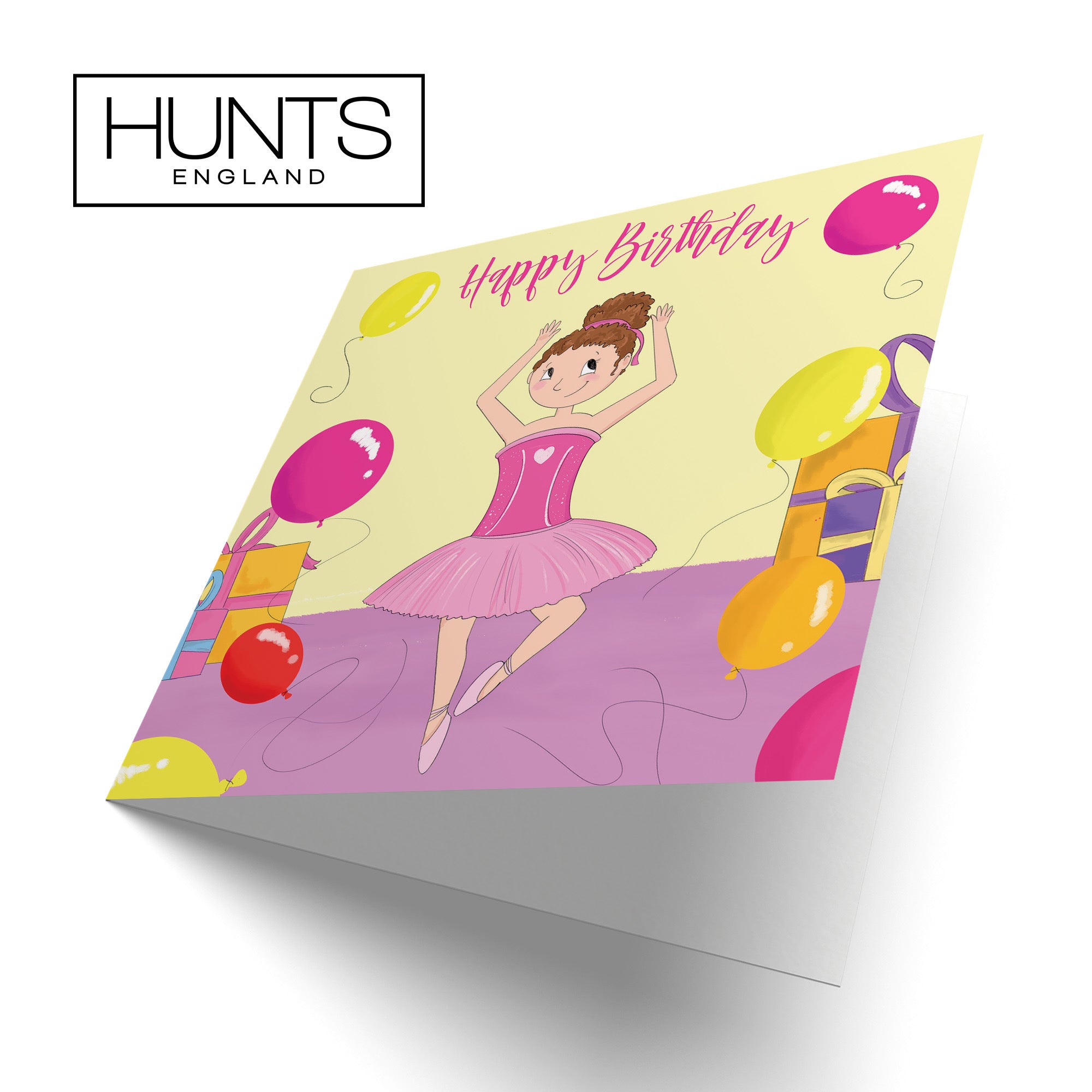 Ballerina Girls Dancing Birthday Card Happy Times - Default Title (TH03508)