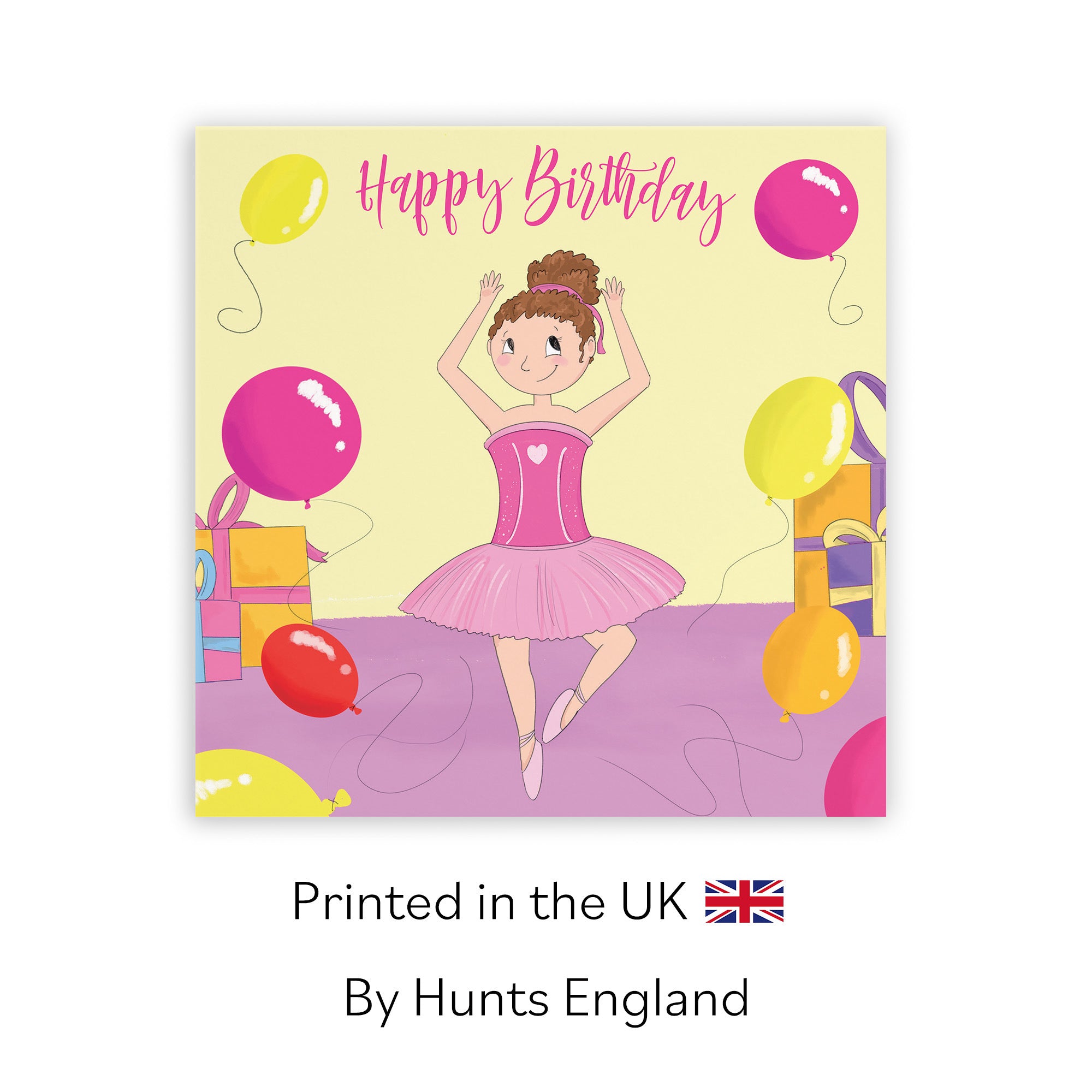 Ballerina Girls Dancing Birthday Card Happy Times - Default Title (TH03508)
