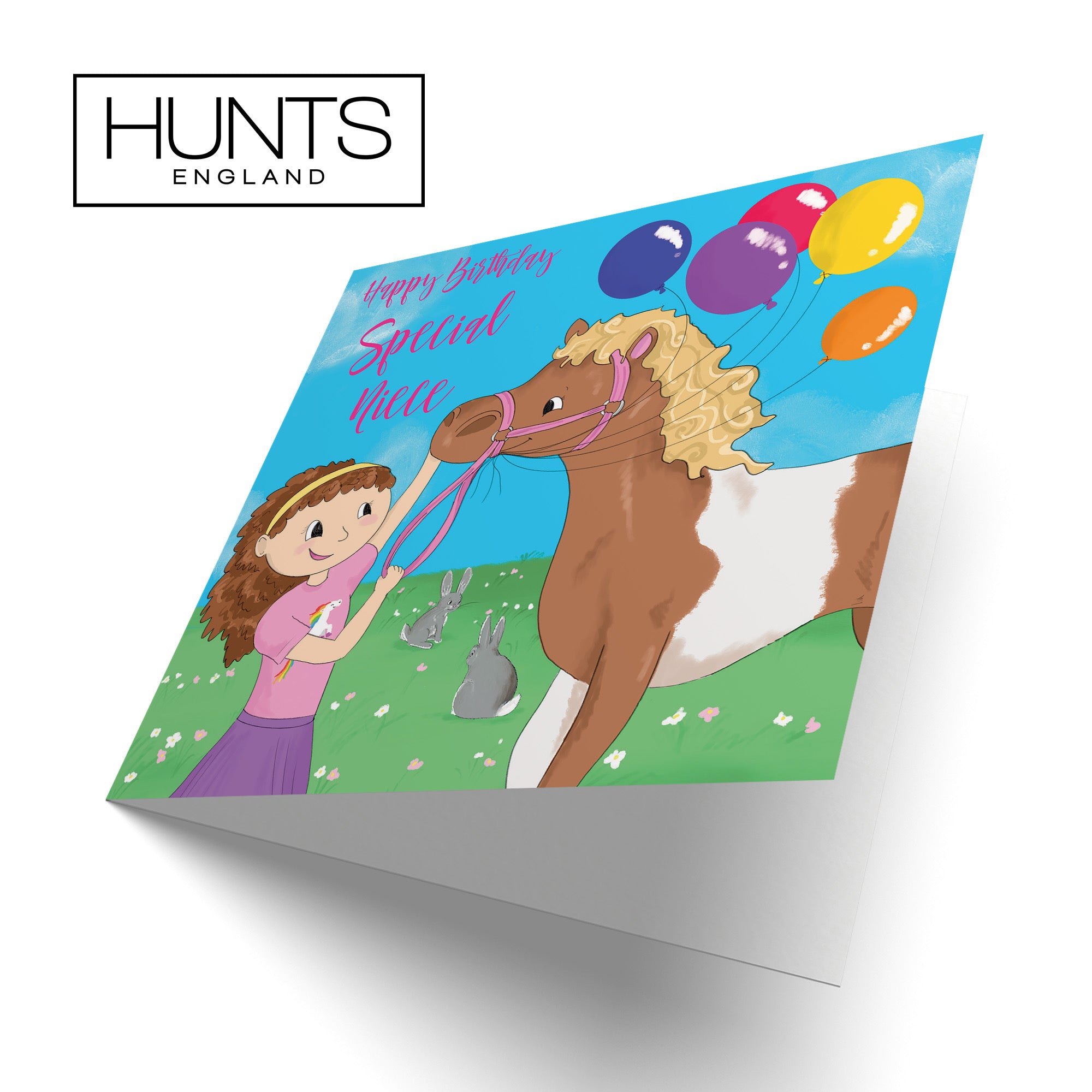 Niece Pony Horse Girls Birthday Card Happy Times - Default Title (TH03513)