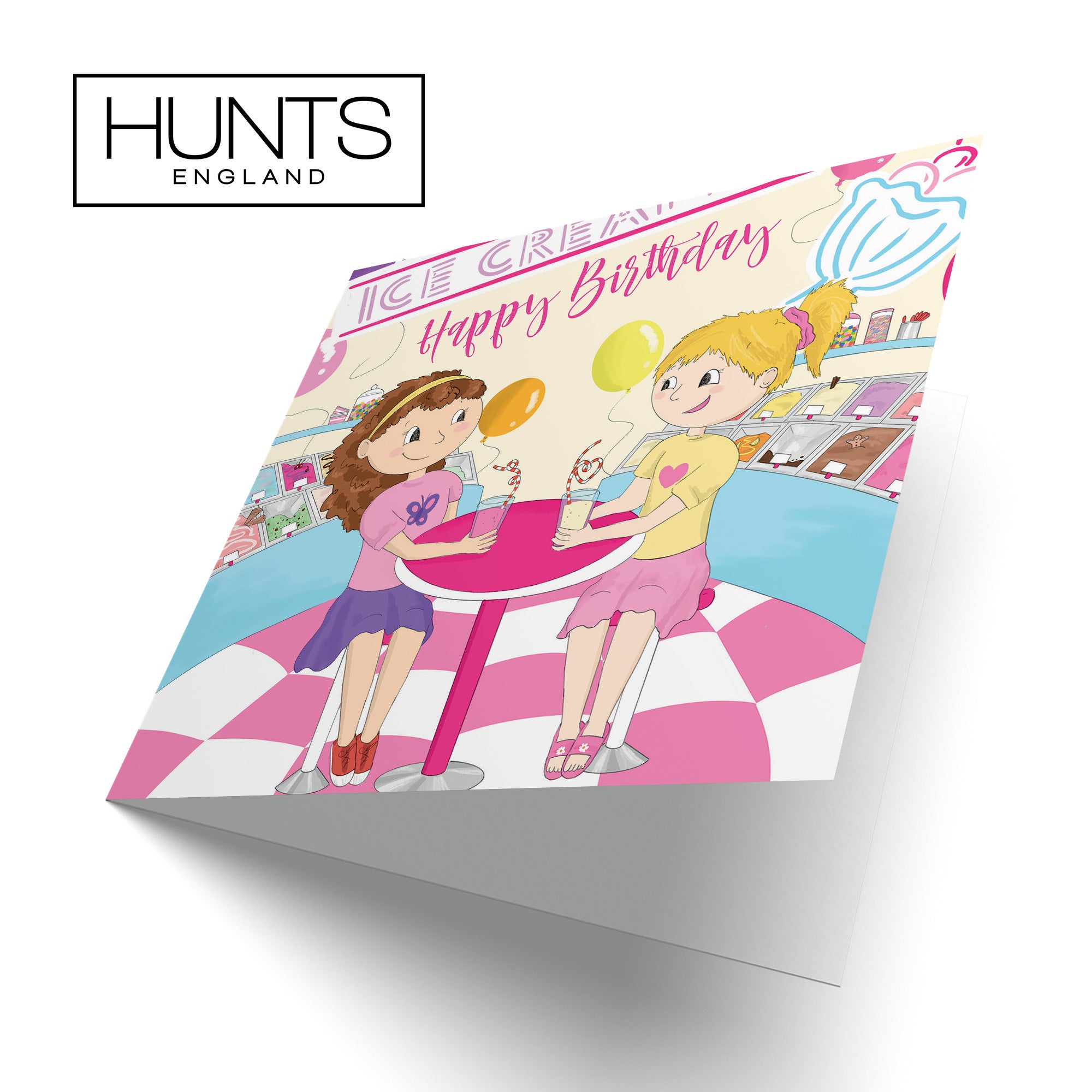 Girls Milkshakes Birthday Card Happy Times - Default Title (TH03518)