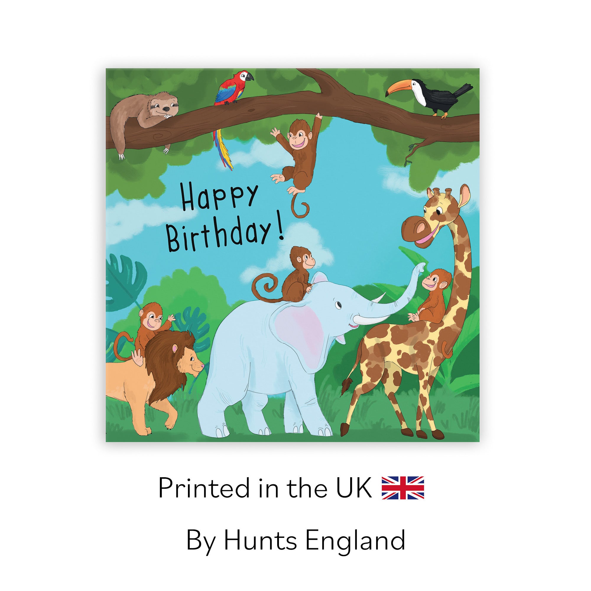Jungle Birthday Card Jungle - Default Title (TH03533)