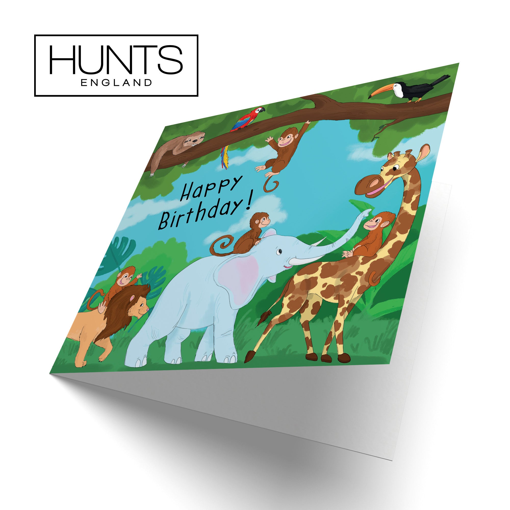 Jungle Birthday Card Jungle - Default Title (TH03533)
