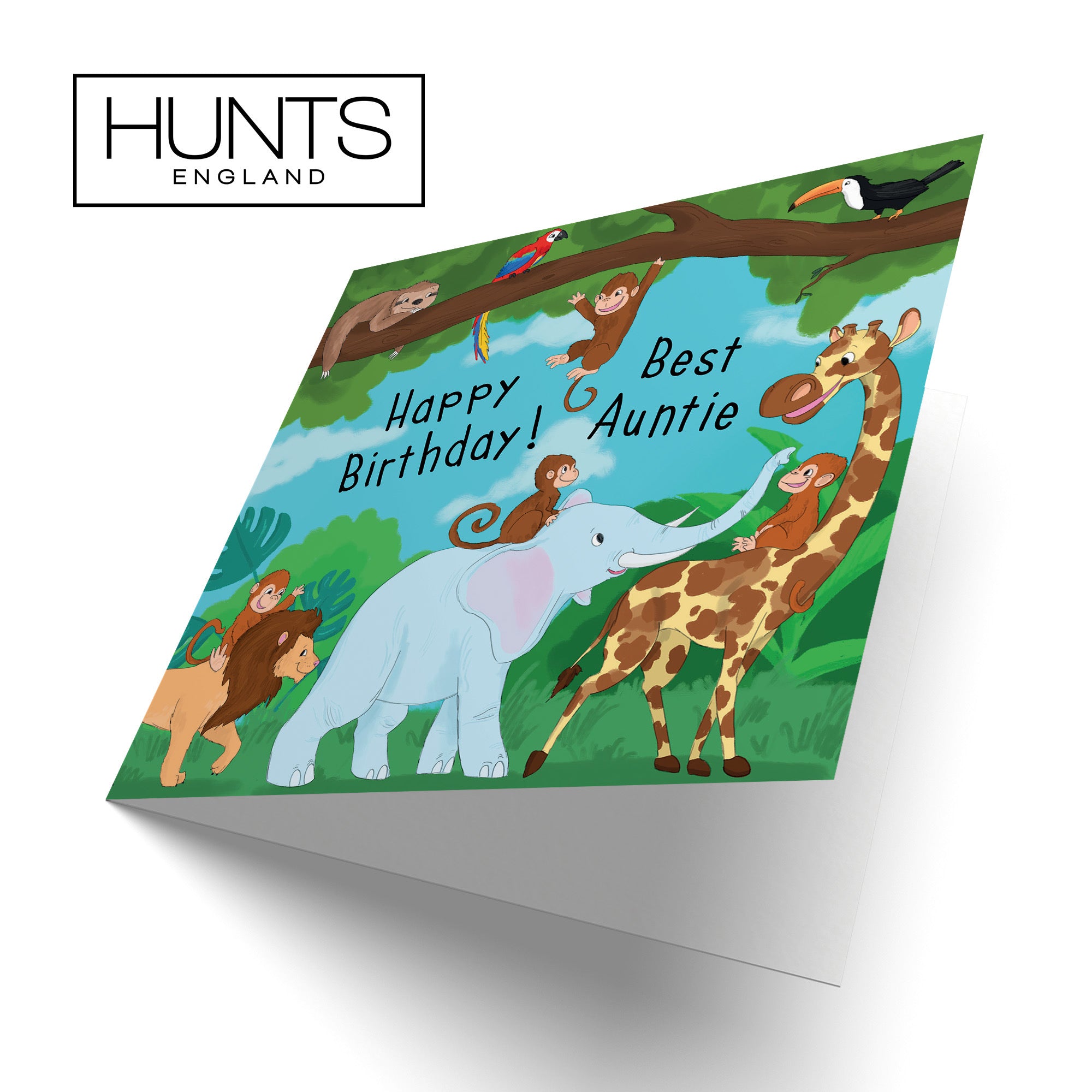 Auntie Jungle Birthday Card Jungle - Default Title (TH03539)
