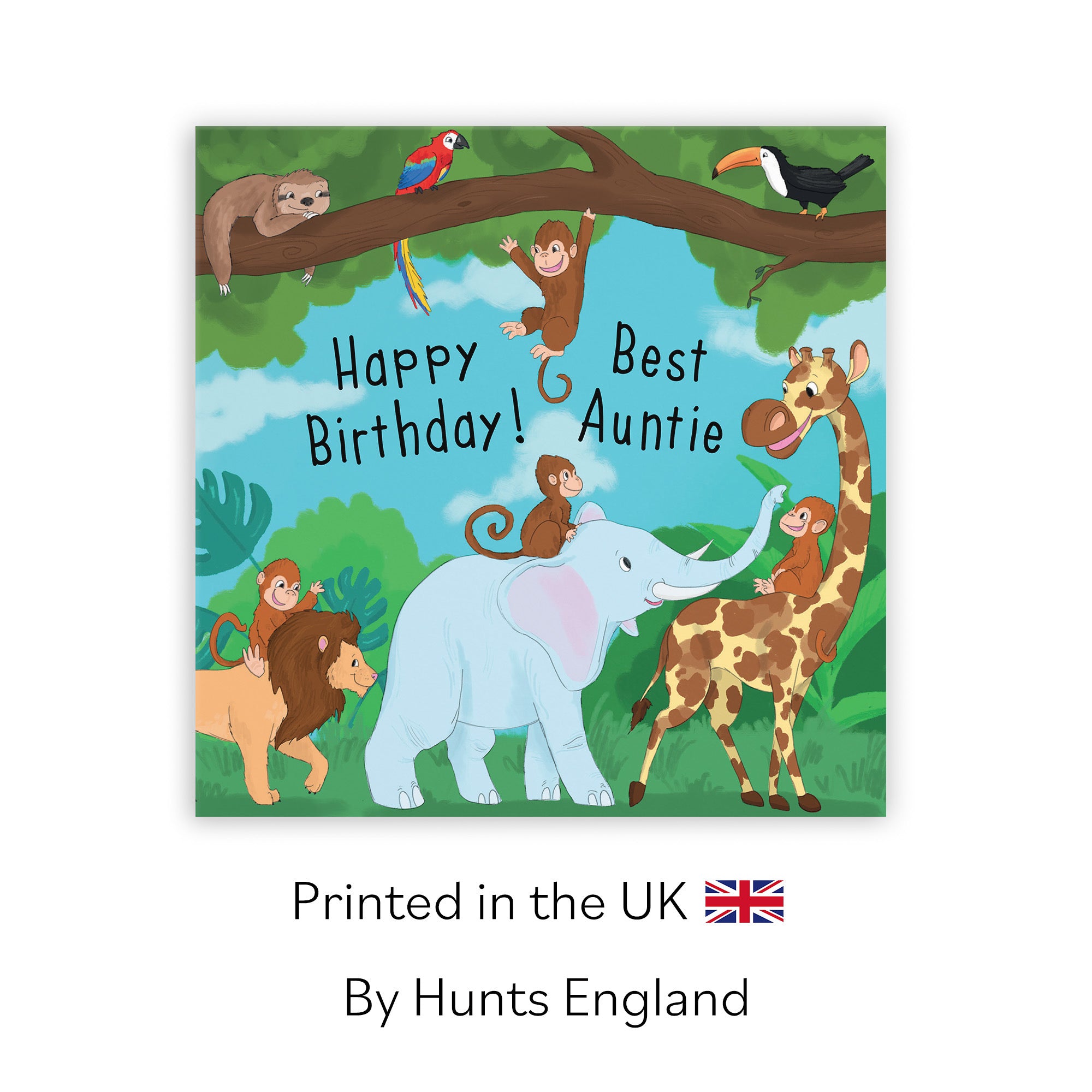 Auntie Jungle Birthday Card Jungle - Default Title (TH03539)