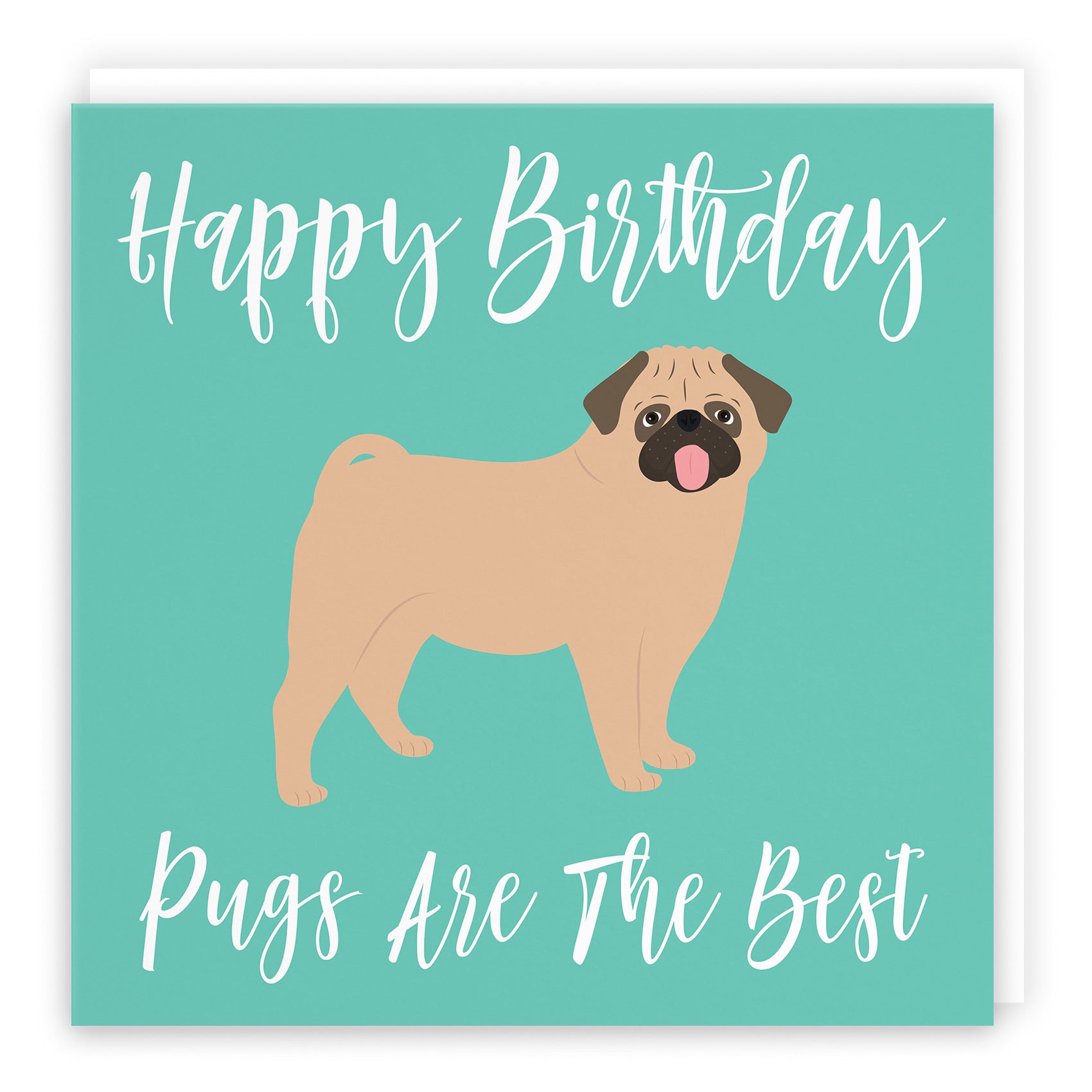 Pug Dog Birthday Card Iconic - Default Title (TH03565)