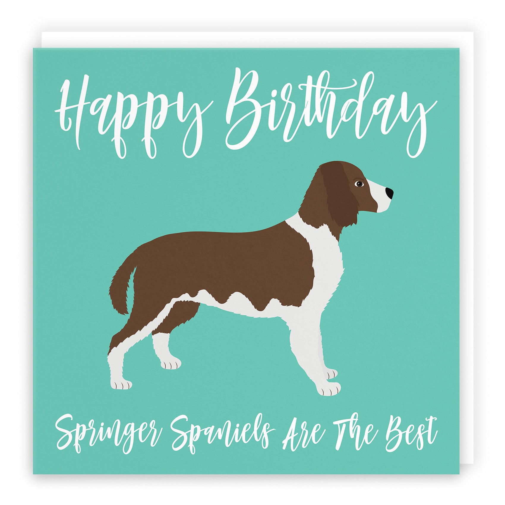 Springer Spaniel Dog Birthday Card Iconic - Default Title (TH03566)