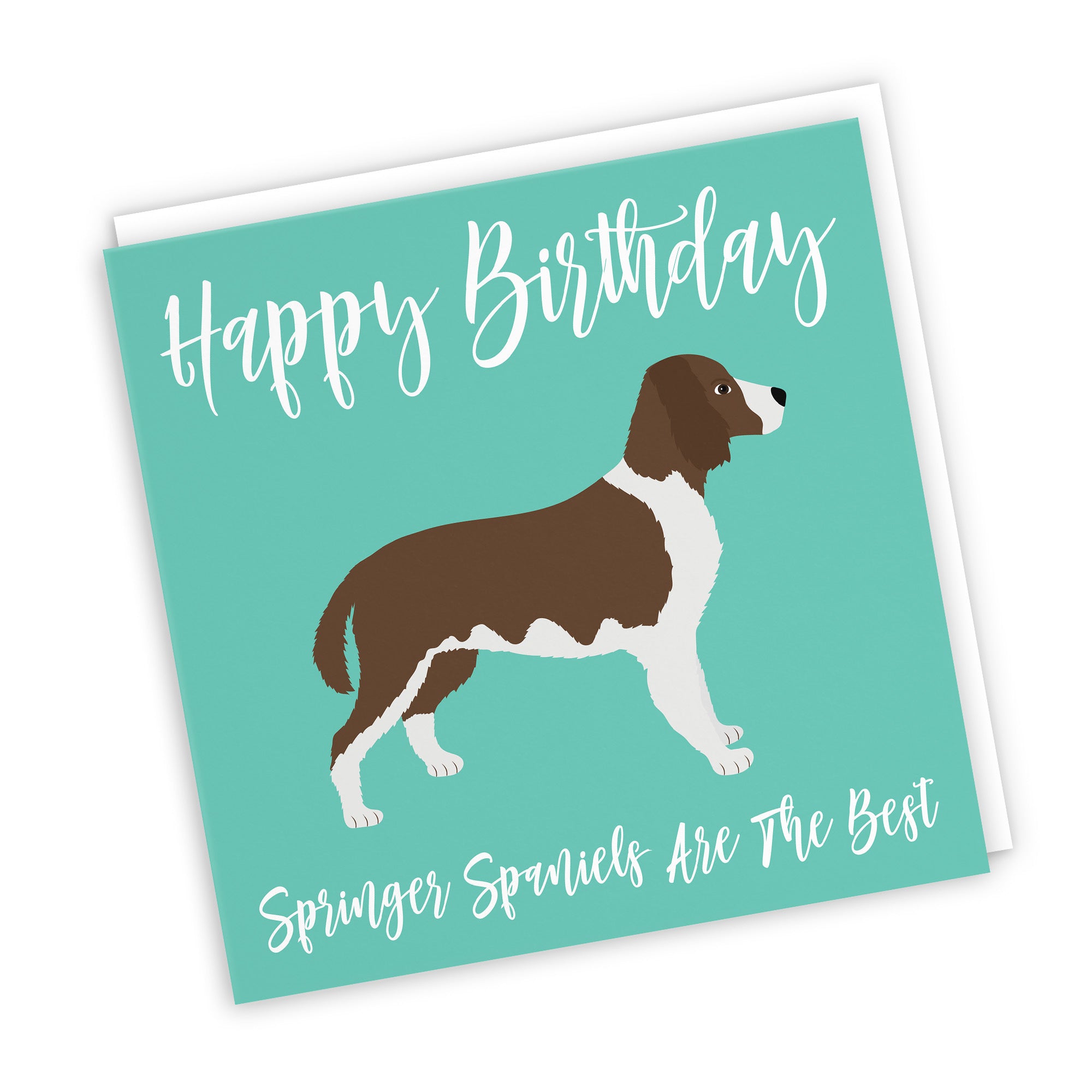 Springer Spaniel Dog Birthday Card Iconic - Default Title (TH03566)