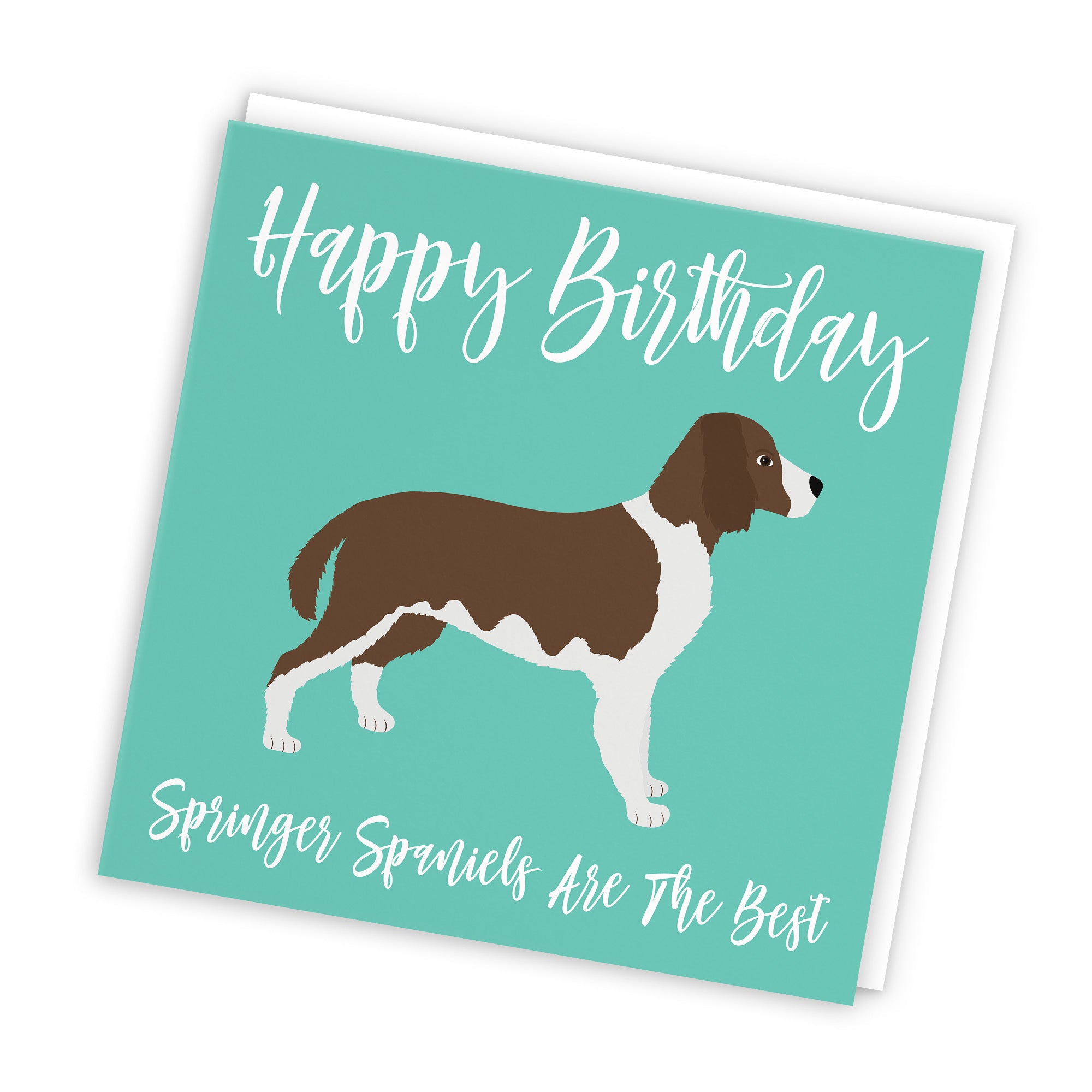 Springer Spaniel Dog Birthday Card Iconic - Default Title (TH03566)