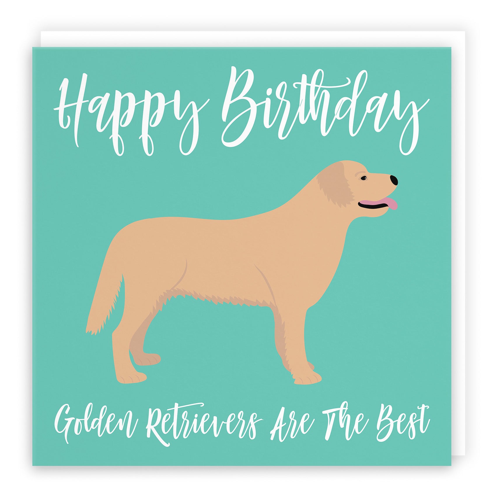 Golden Retriever Dog Birthday Card Iconic - Default Title (TH03567)